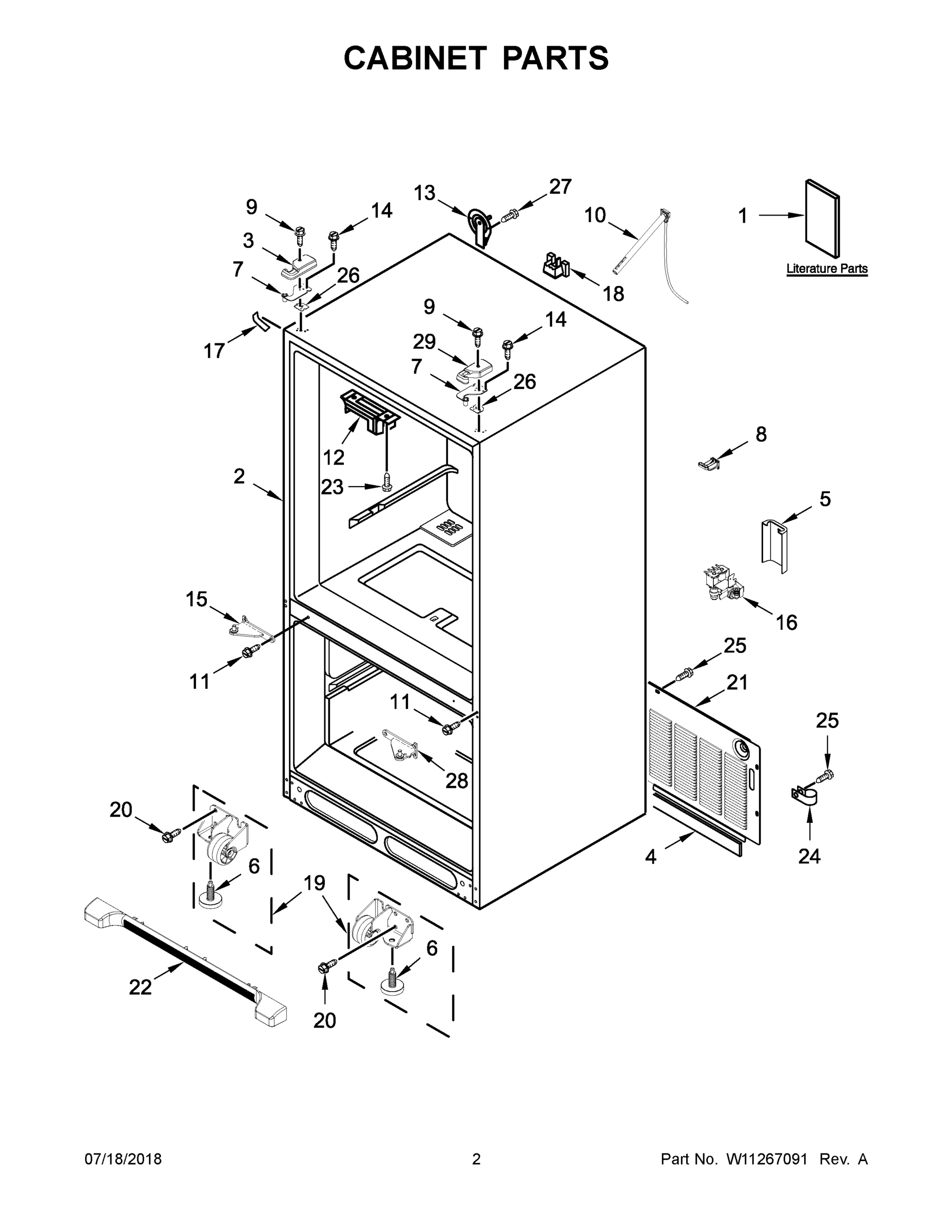 02 - CABINET PARTS