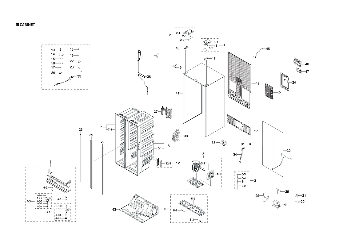 CABINET ASSY