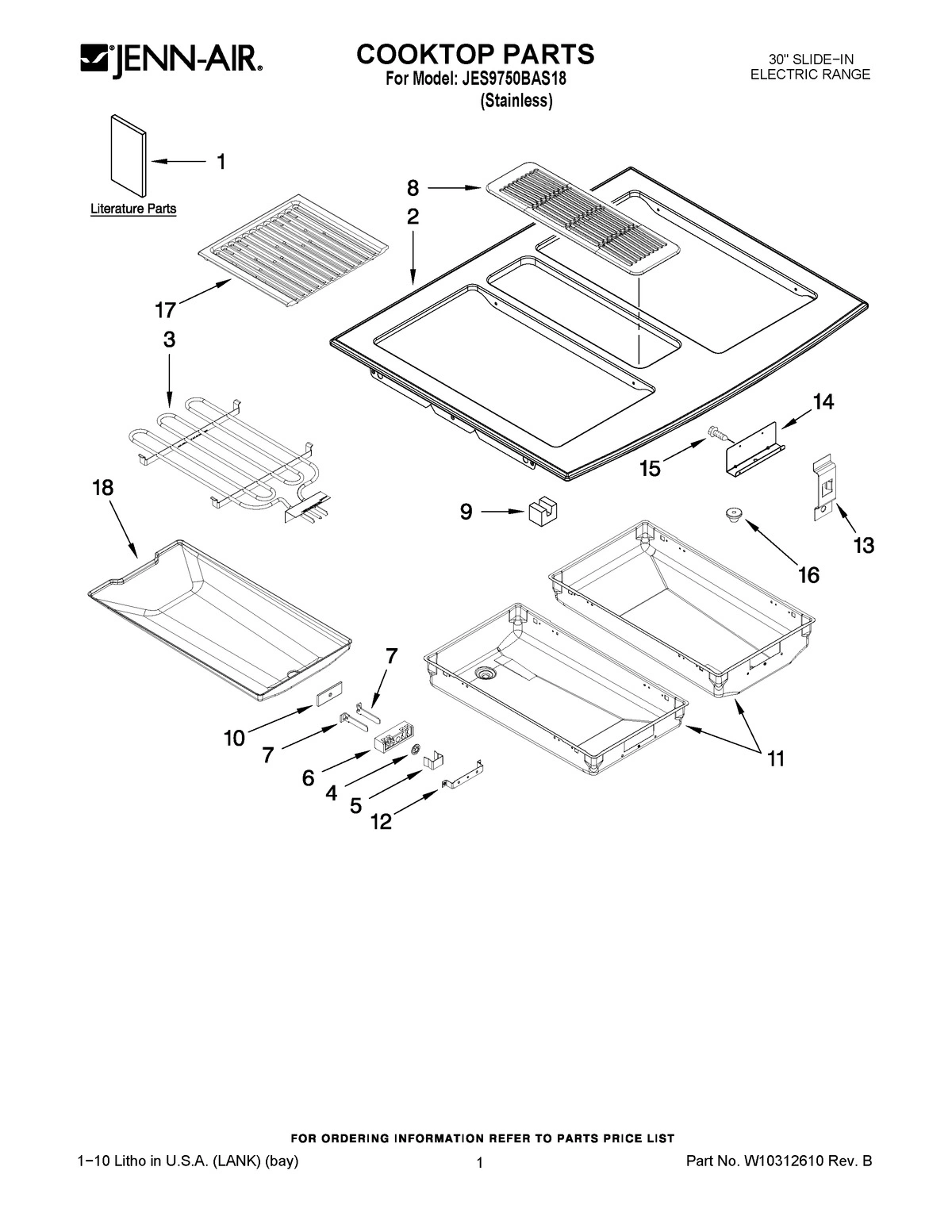 01 - COOKTOP PARTS