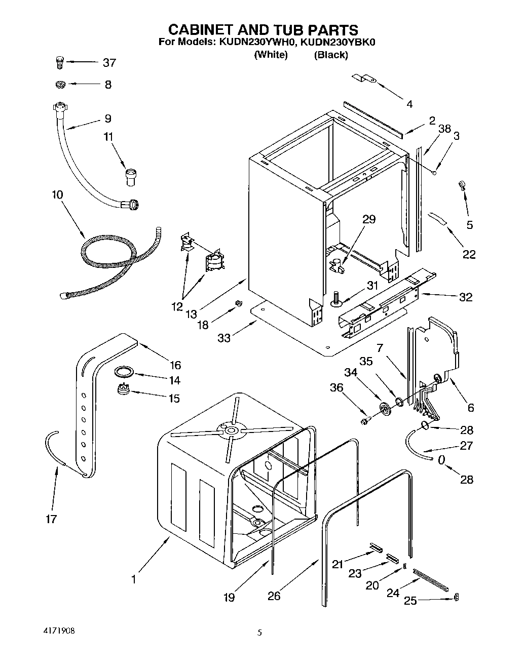 04 - CABINET AND TUB