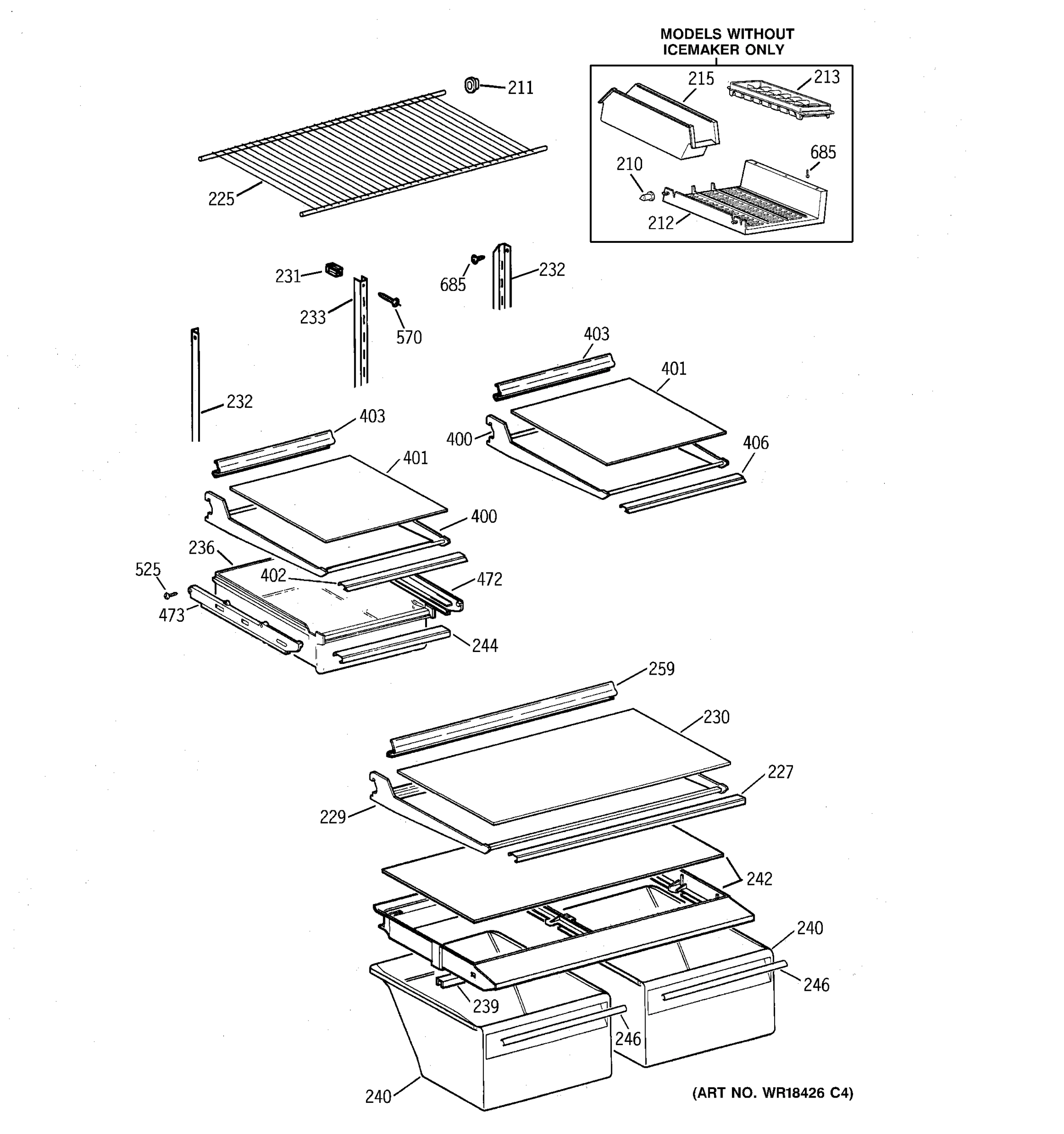 SHELF PARTS
