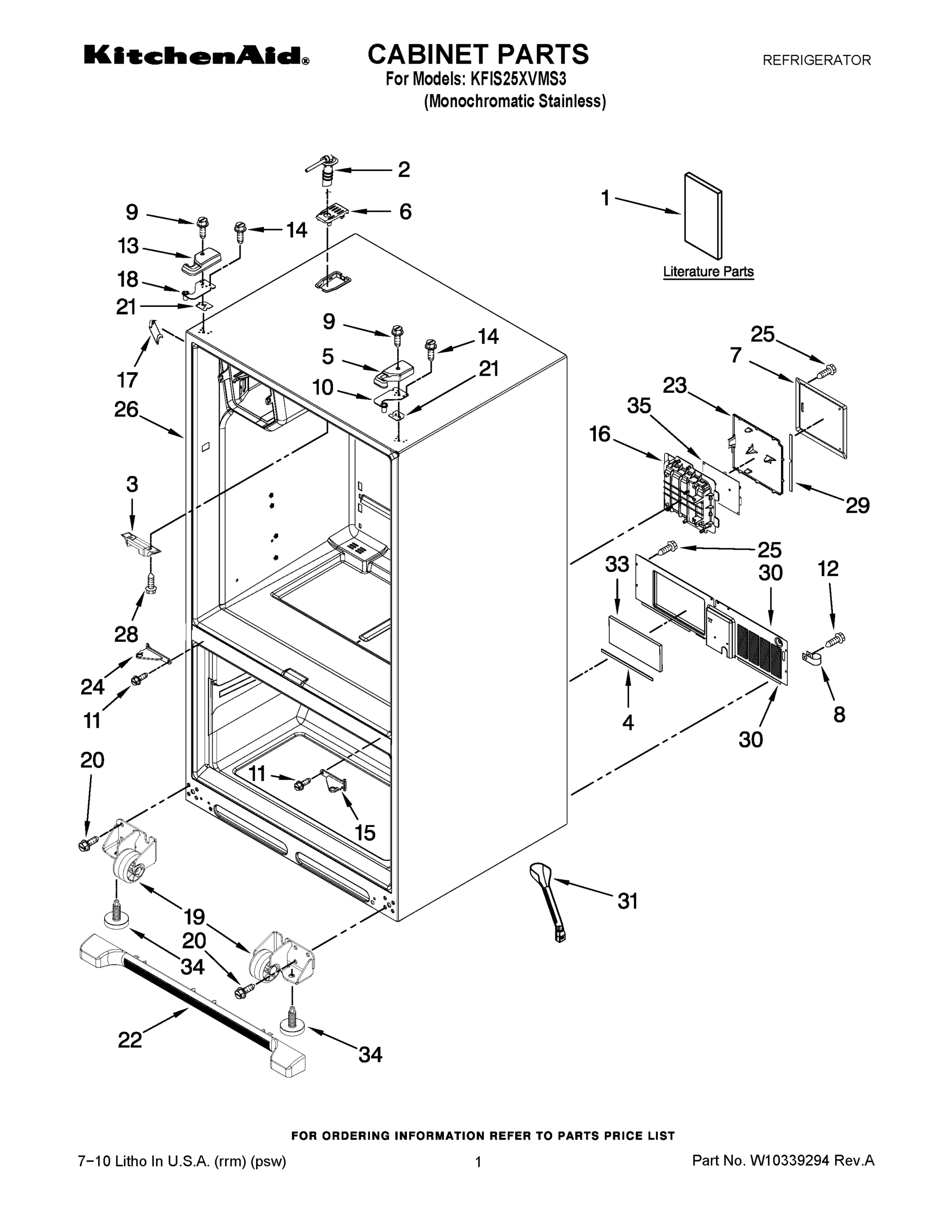 02 - CABINET PARTS