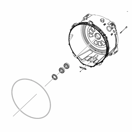 DC97-21754C Samsung Back S Tube Assembly