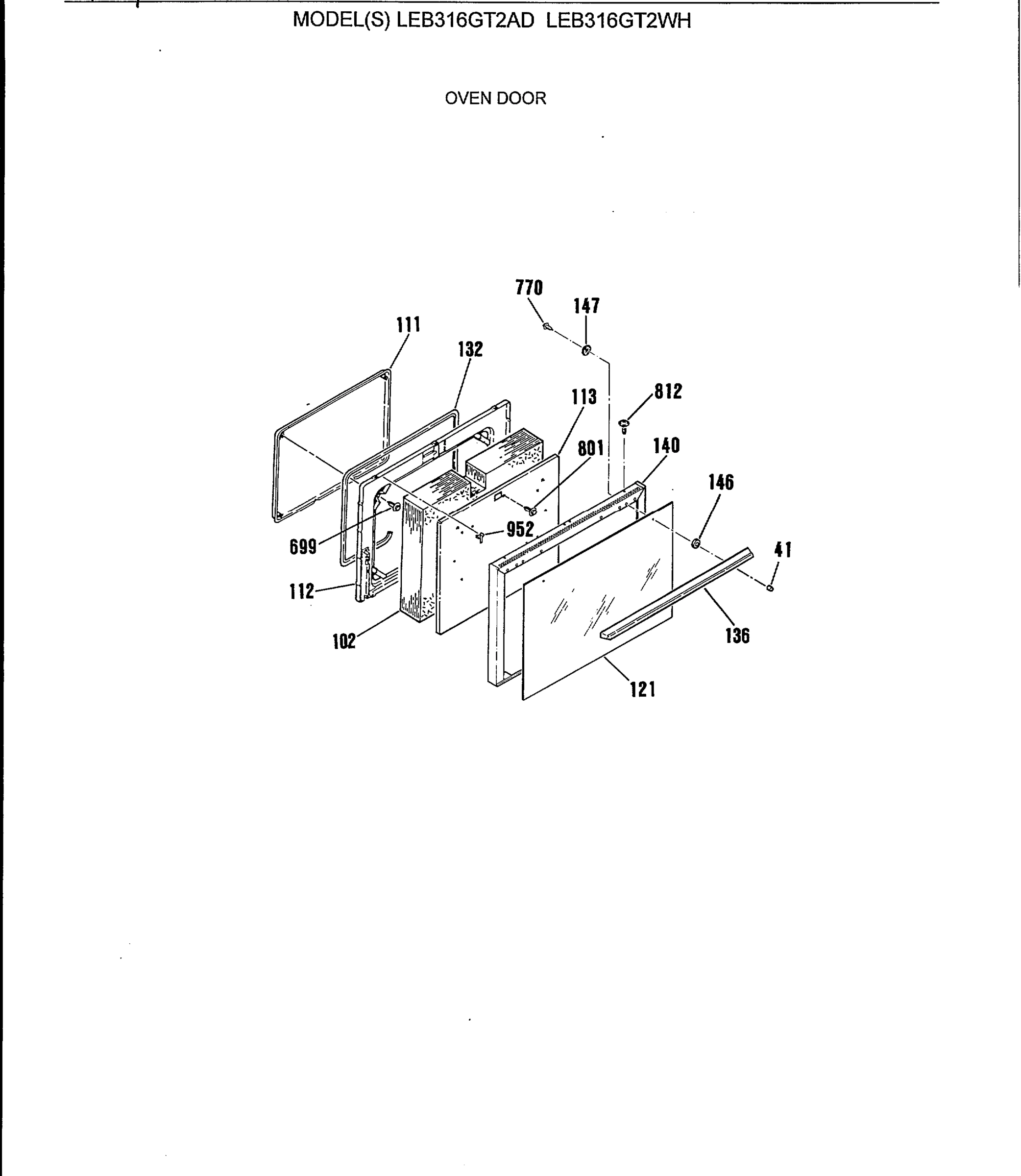 OVEN DOOR