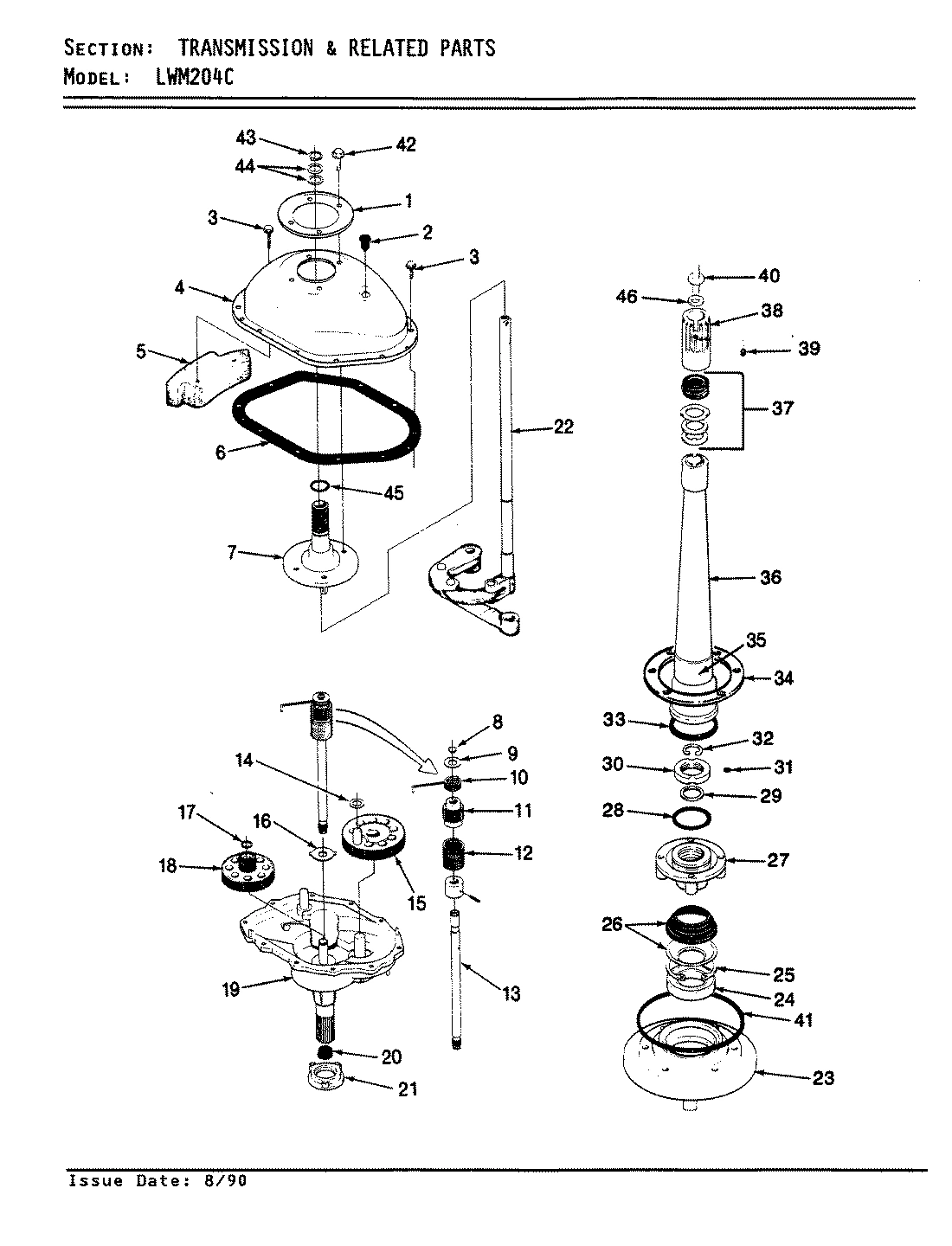 12 - TRANSMISSION & RELATED PARTS