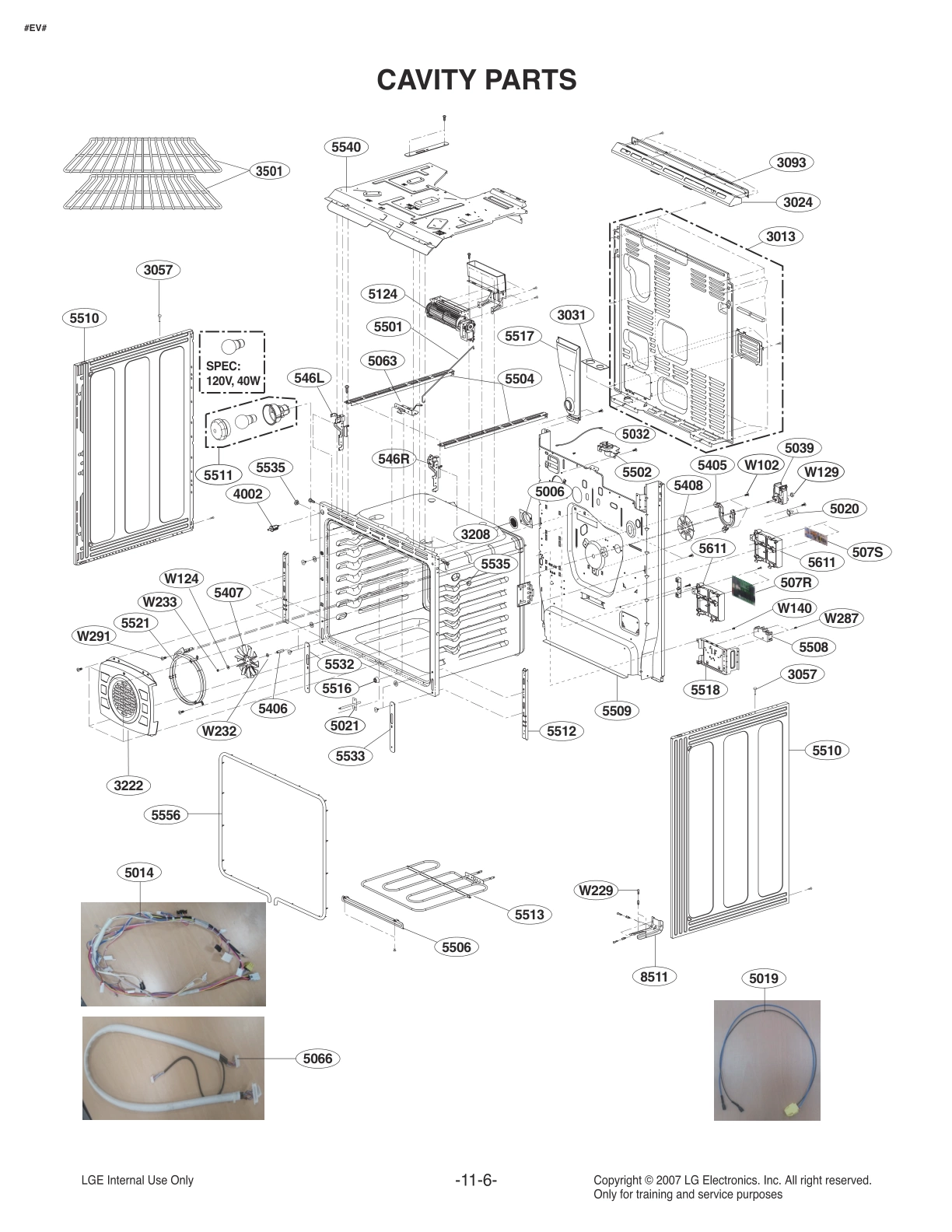 CAVITY PARTS