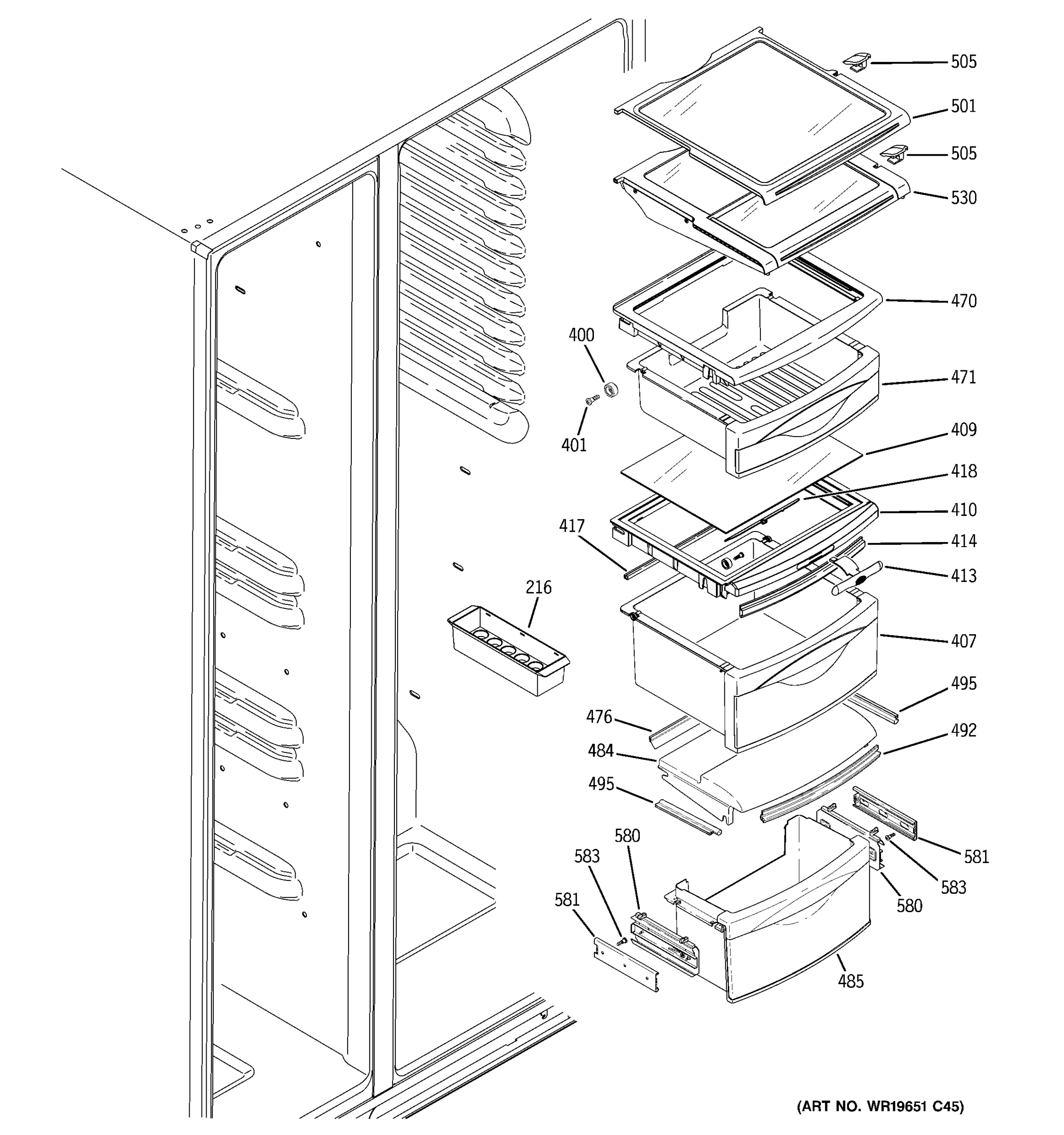 FRESH FOOD SHELVES