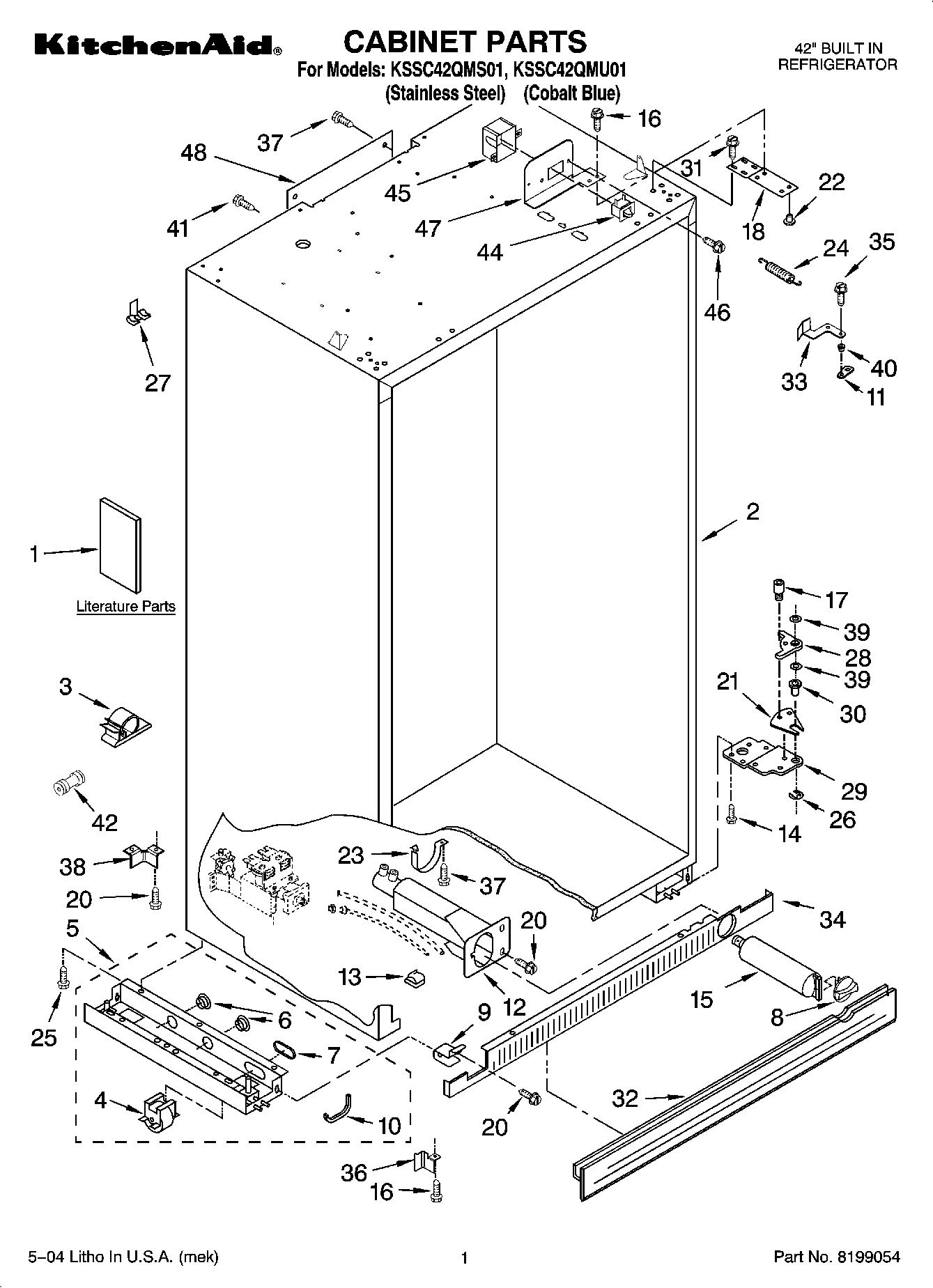 01 - CABINET PARTS