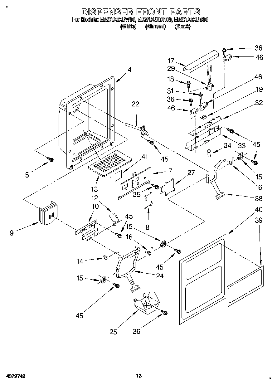08 - DISPENSER FRONT