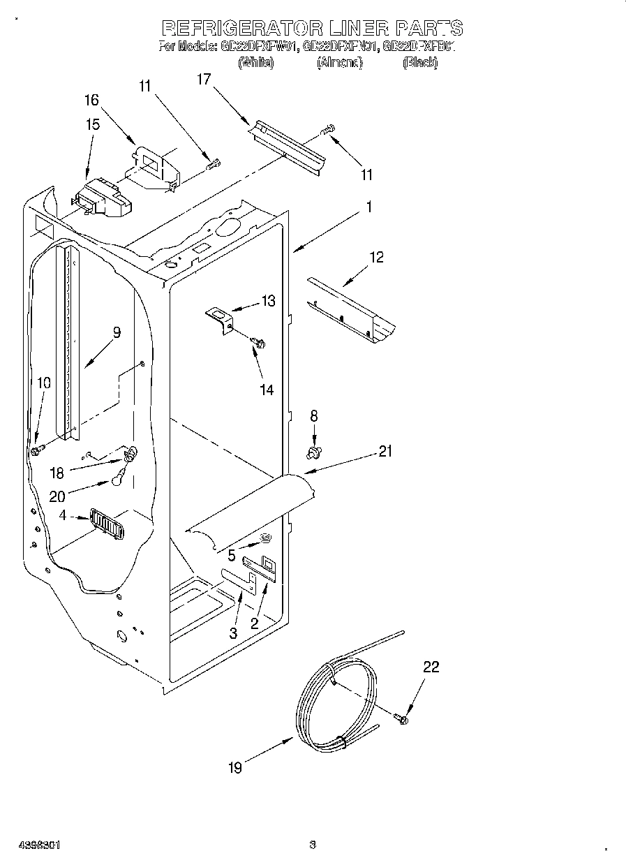 02 - REFRIGERATOR LINER