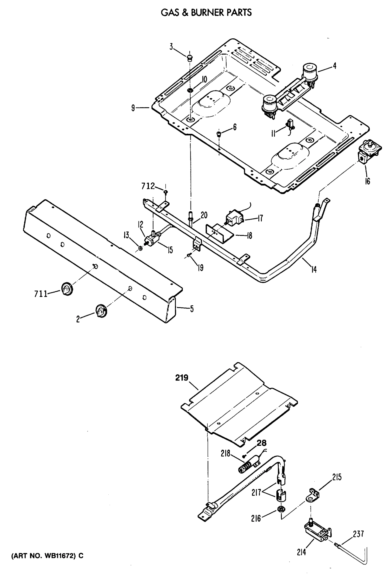GAS & BURNER PARTS
