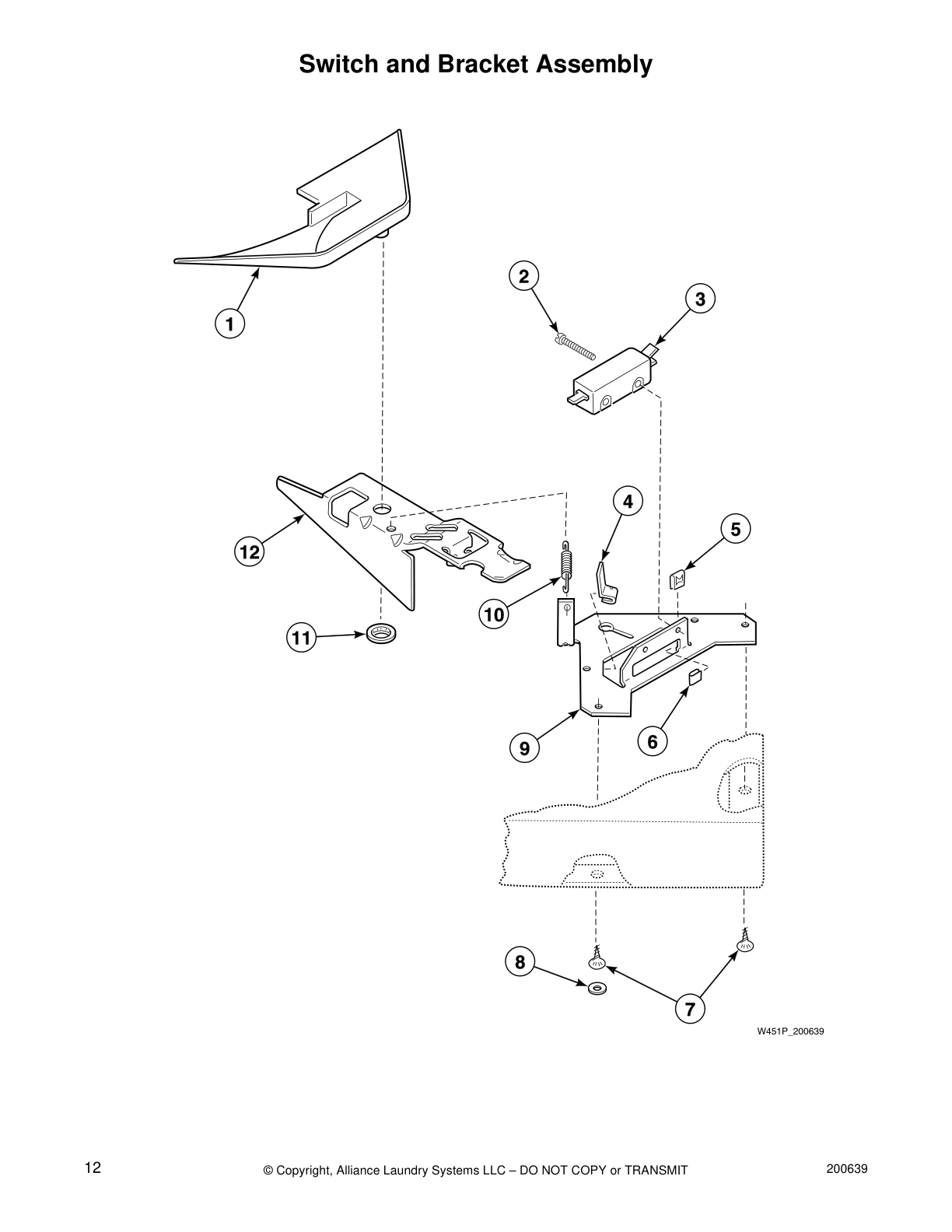 Switch and Bracket Assembly