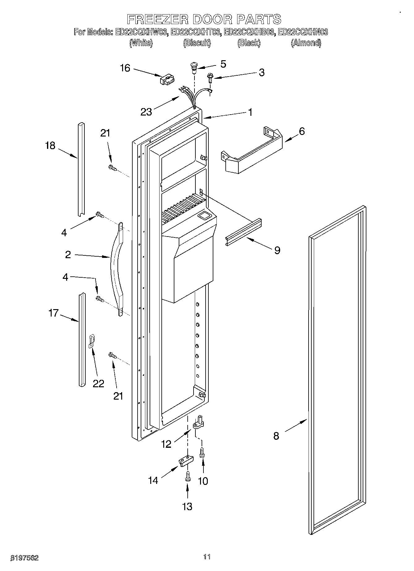 08 - FREEZER DOOR