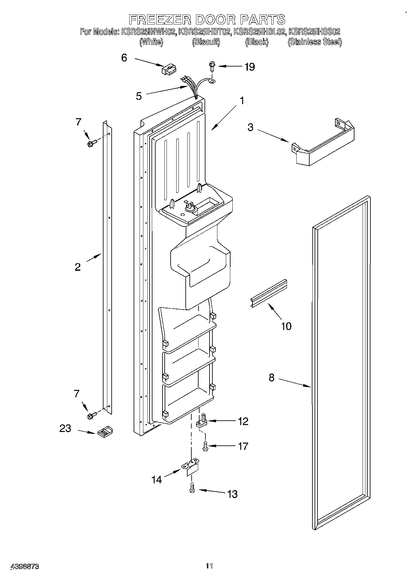 07 - FREEZER DOOR