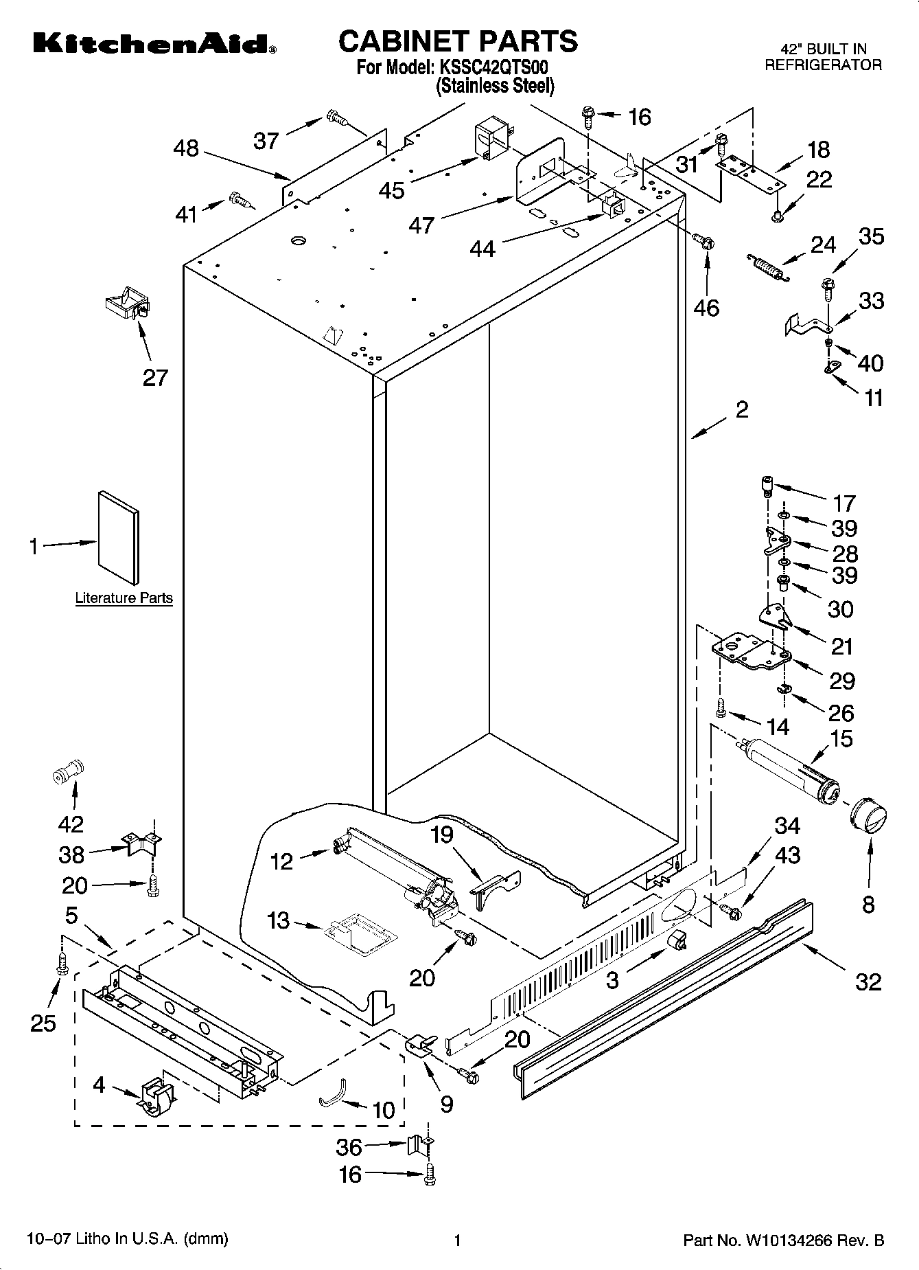 01 - CABINET PARTS