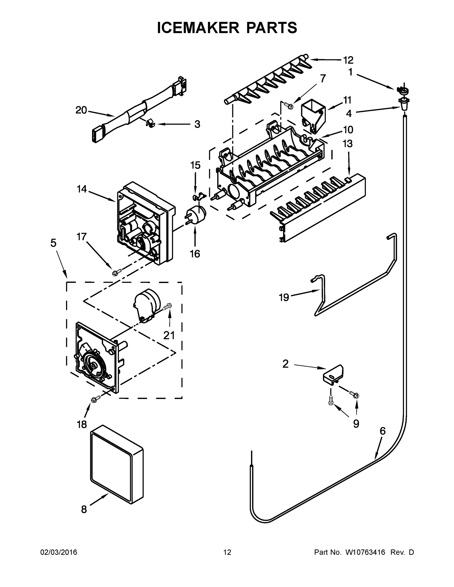 07 - ICEMAKER PARTS