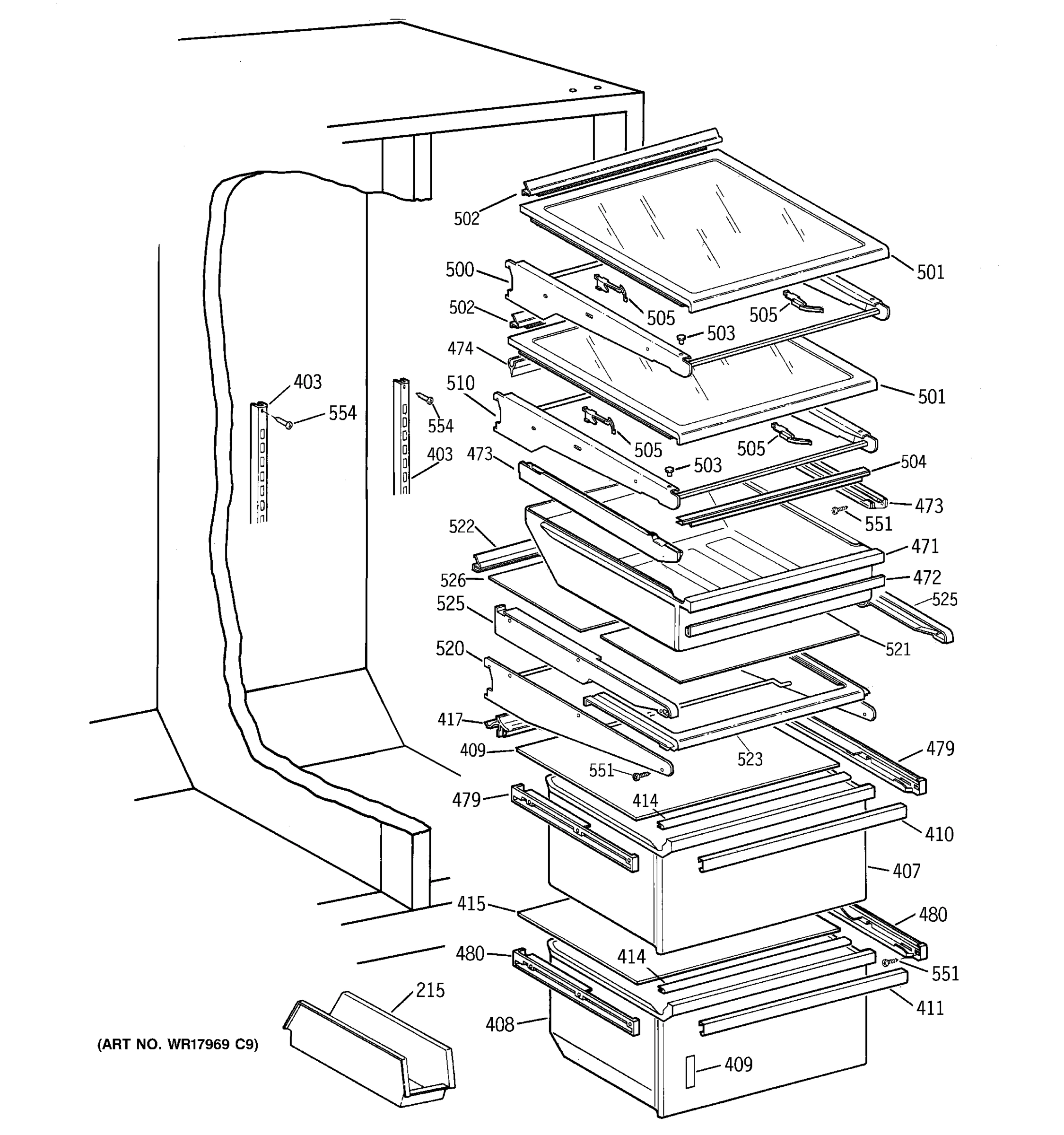SHELVES & DRAWERS