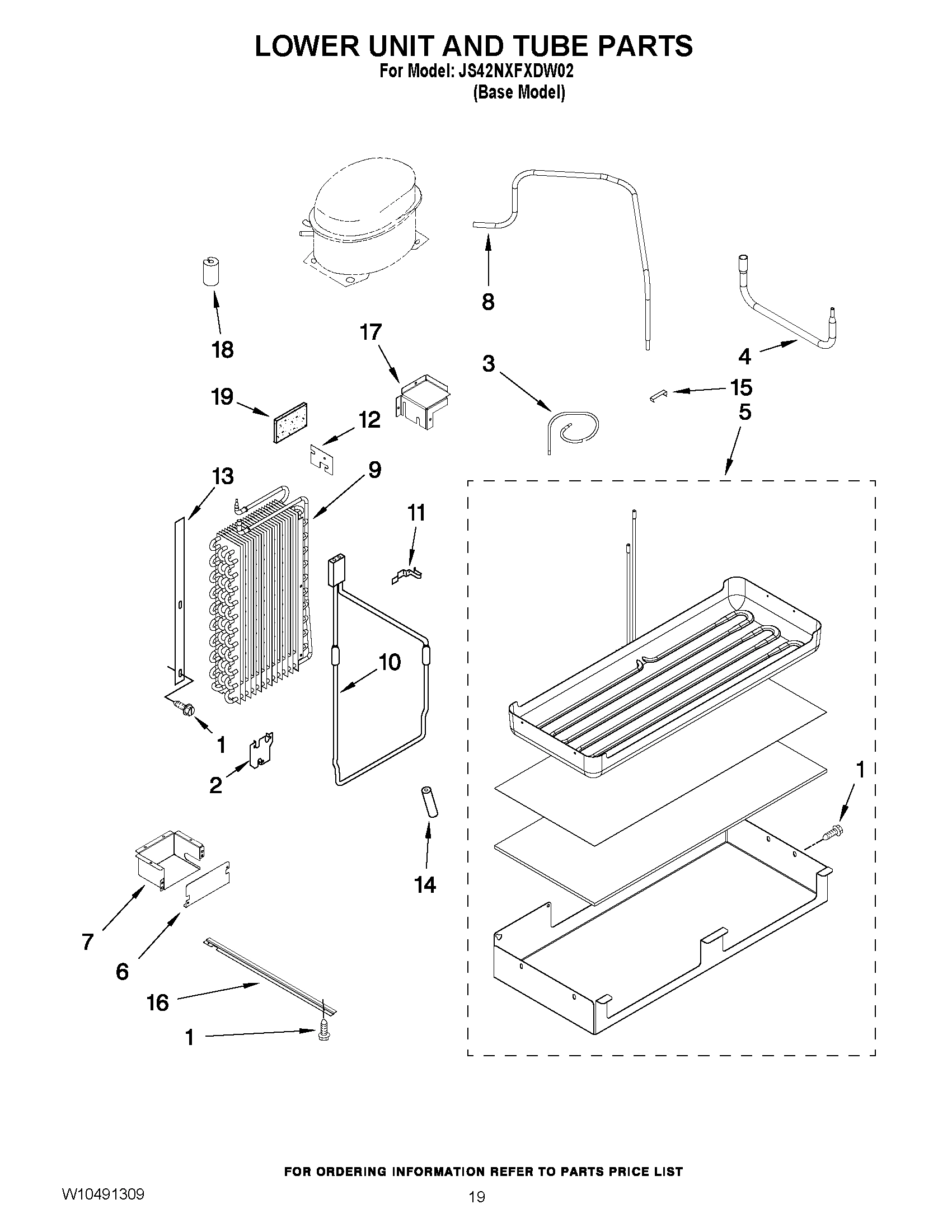 12 - LOWER UNIT AND TUBE PARTS