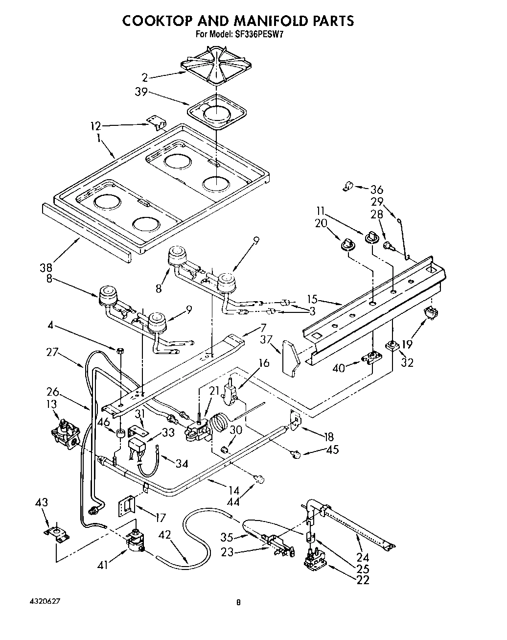 06 - COOKTOP AND MANIFOLD, LIT/OPTIONAL