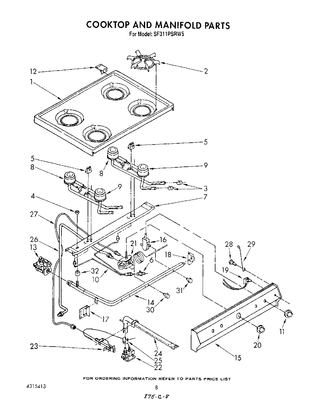 06 - COOKTOP AND MANIFOLD , LITERATURE AND OPTIONAL