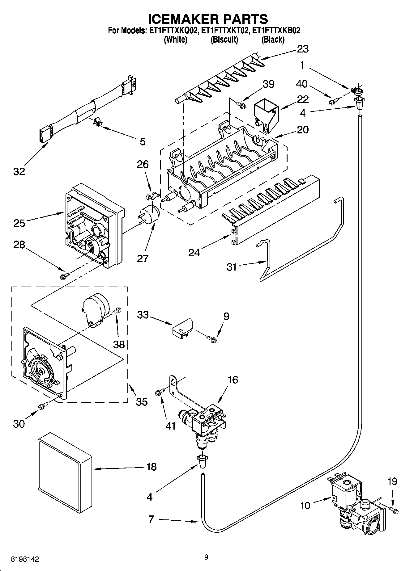 05 - ICEMAKER PARTS