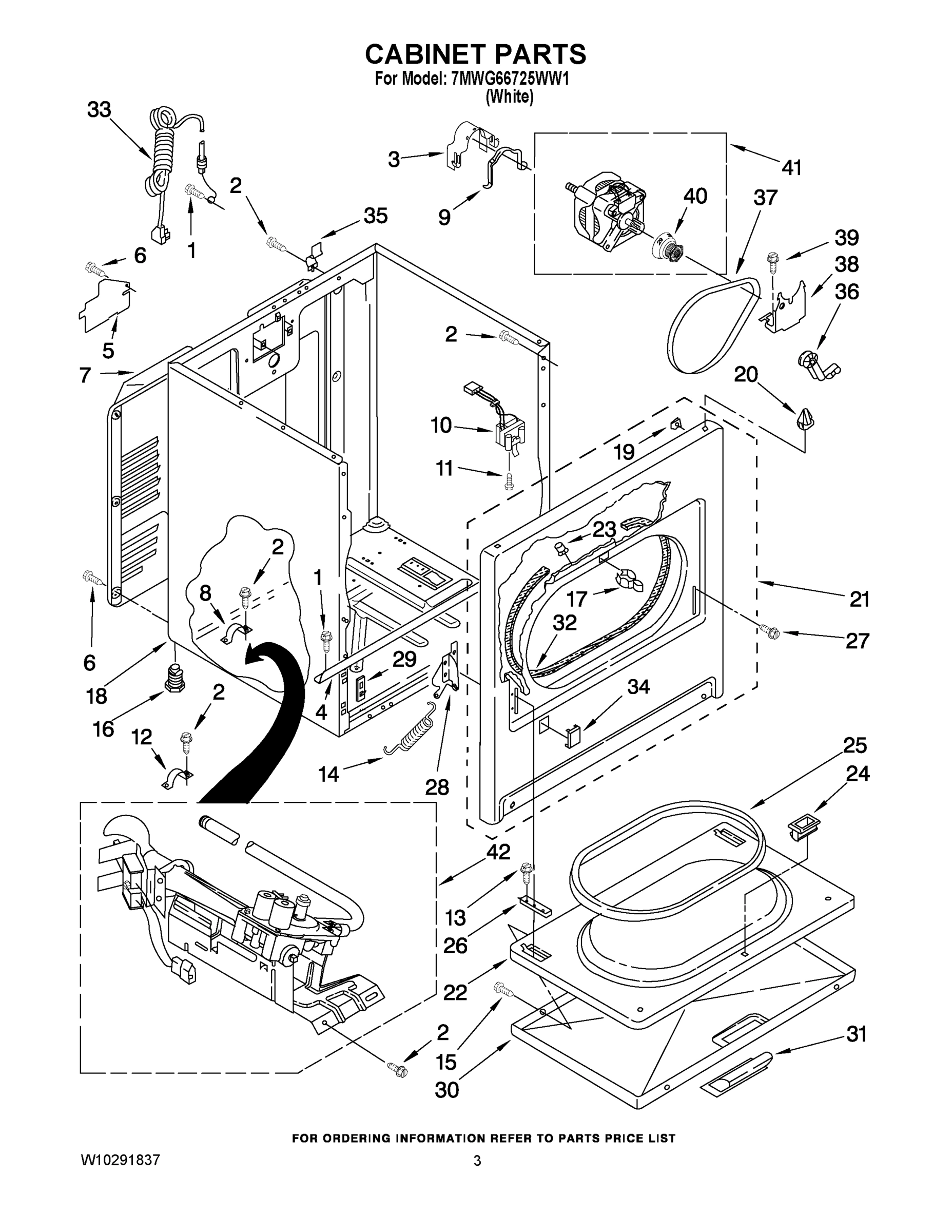 02 - CABINET PARTS
