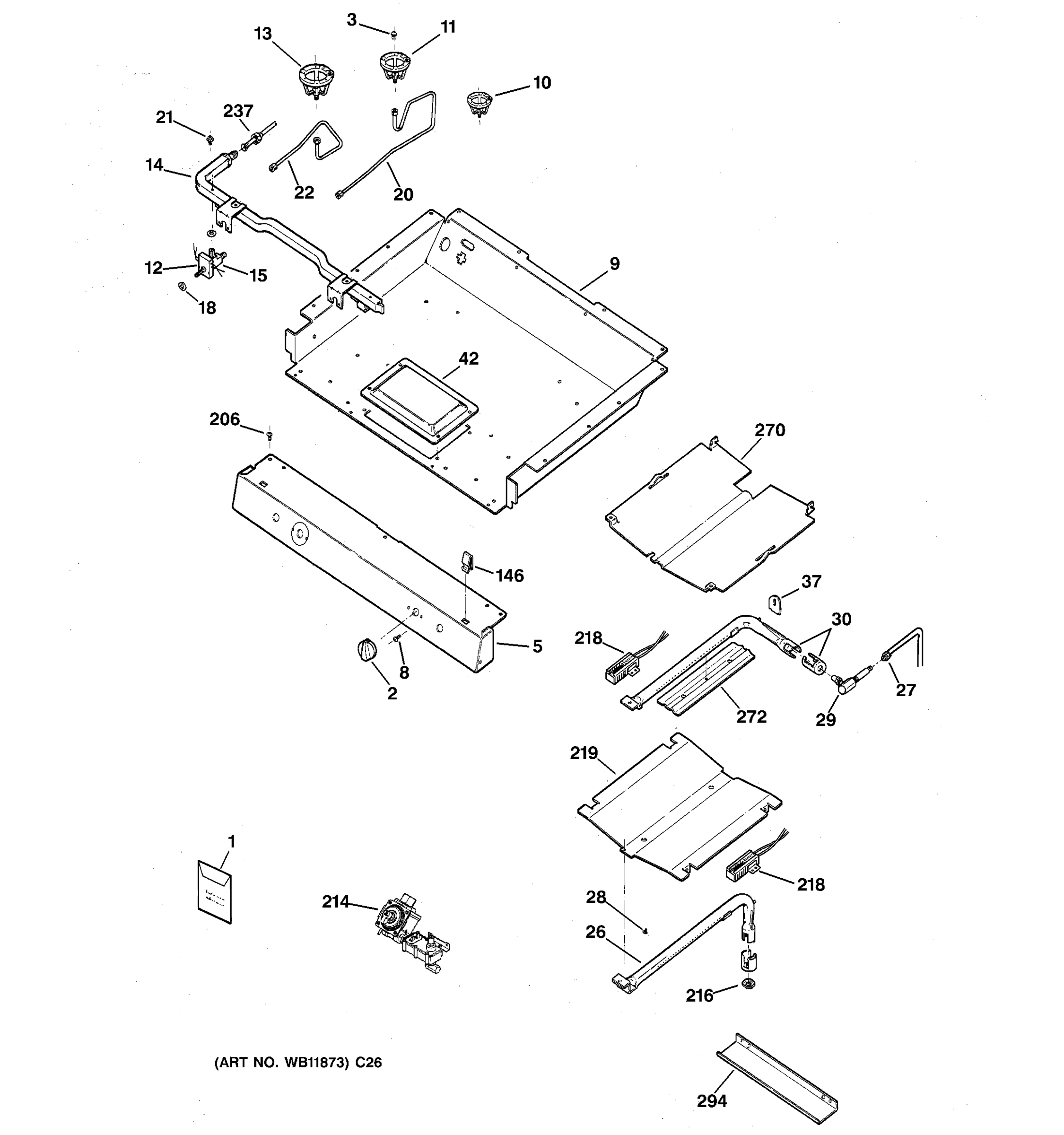 GAS & BURNER PARTS
