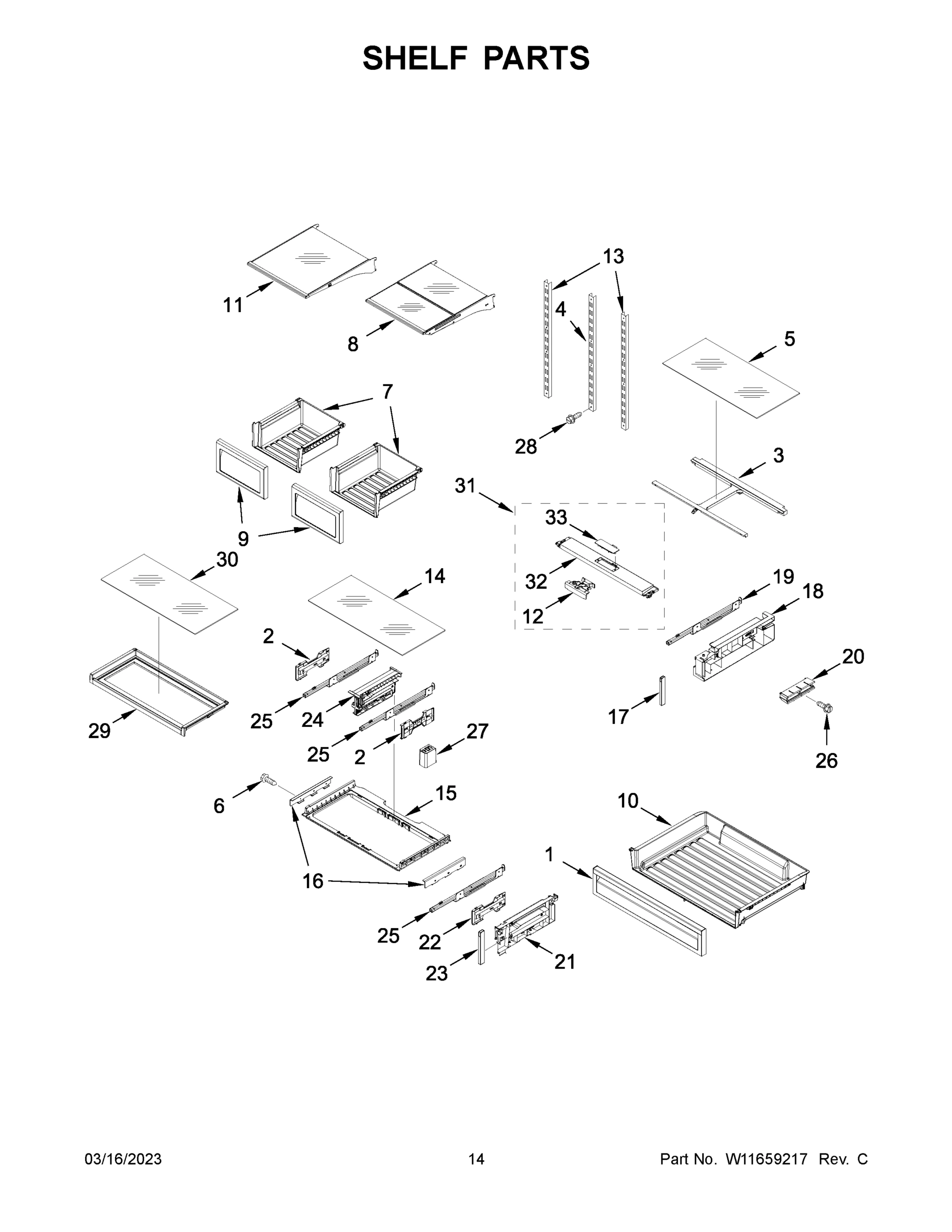 08 - SHELF PARTS