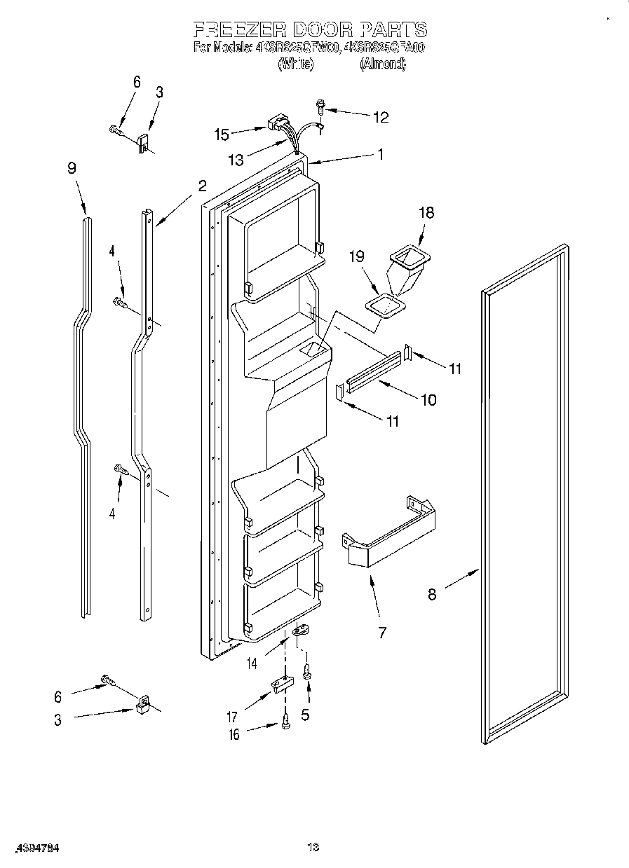 08 - FREEZER DOOR