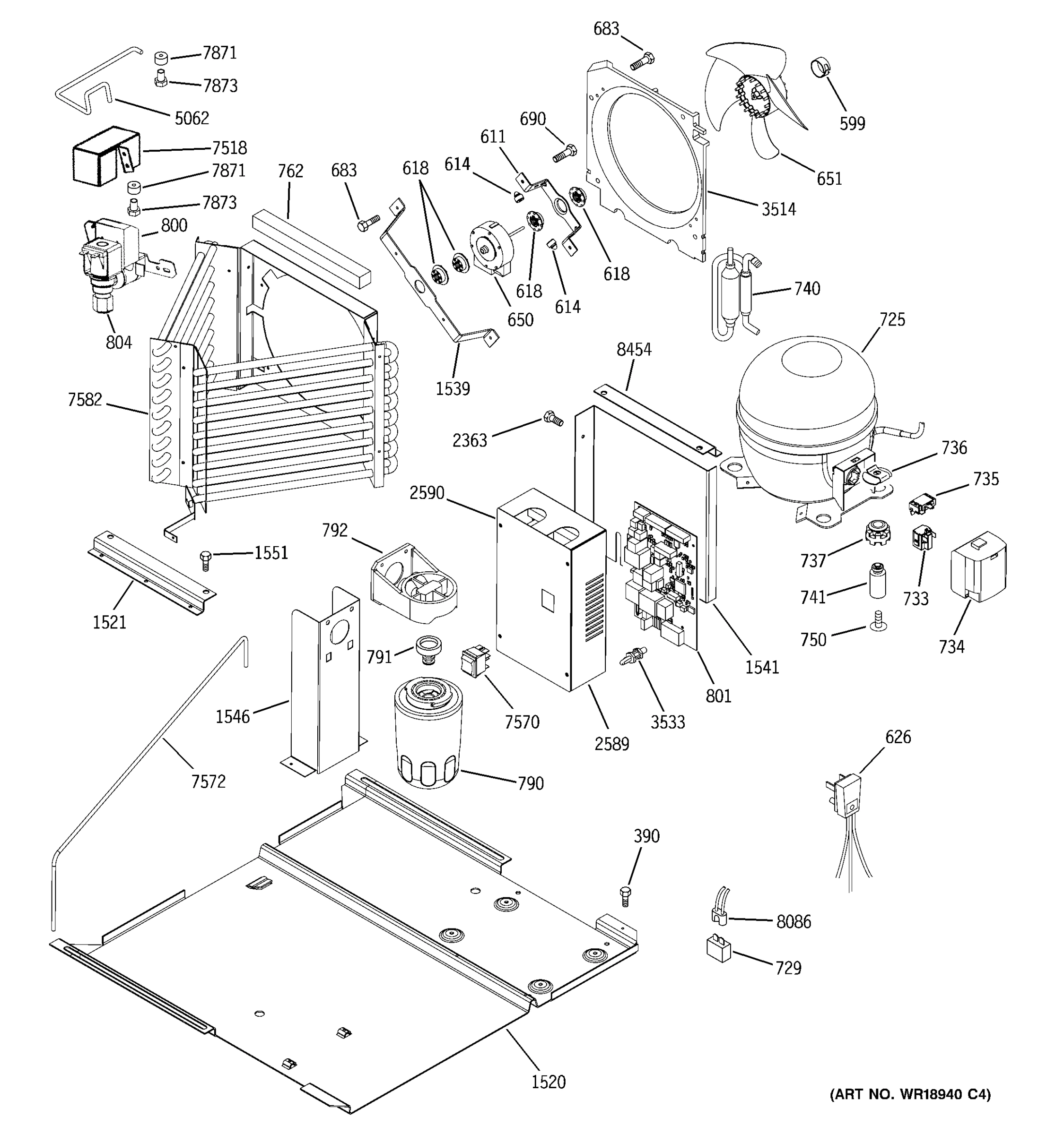 SEALED SYSTEM & MOTHER BOARD