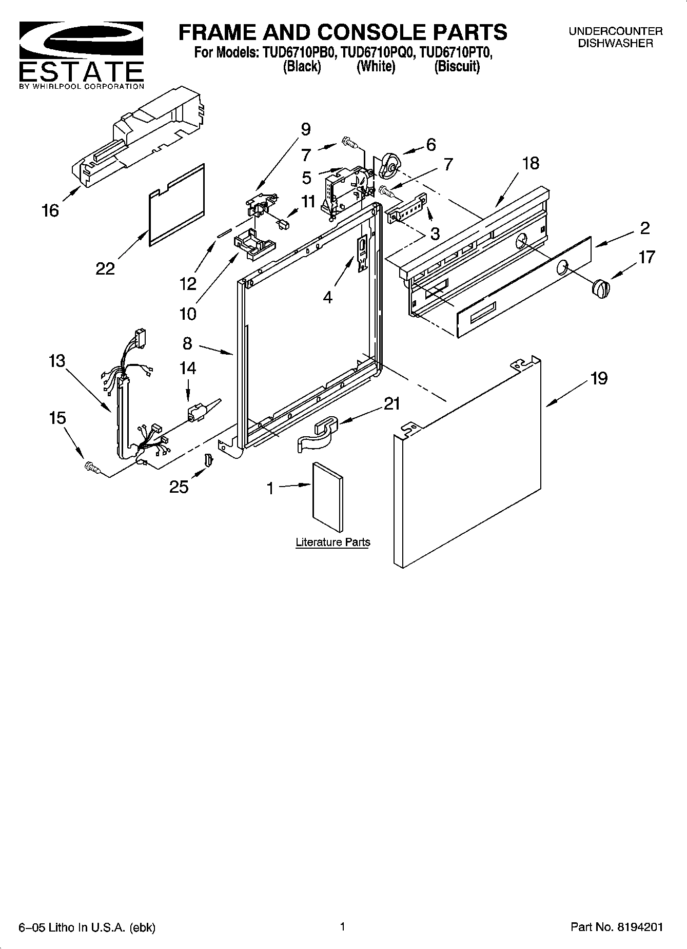 01 - FRAME AND CONSOLE PARTS