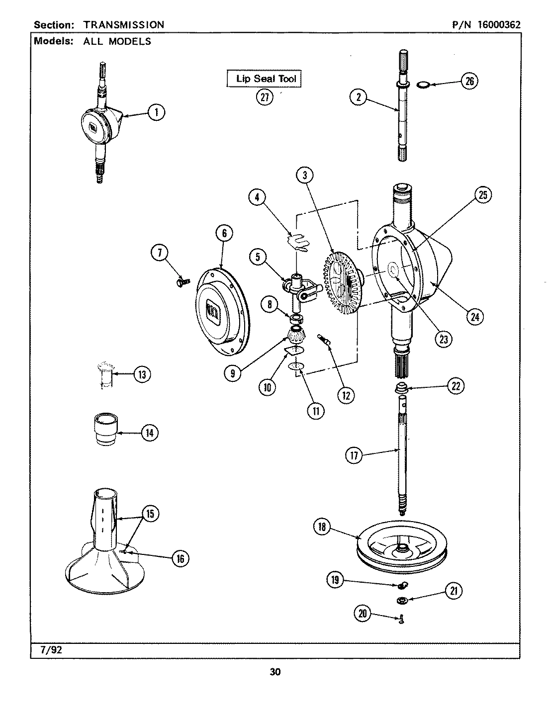 14 - TRANSMISSION (LSG7800AAE)