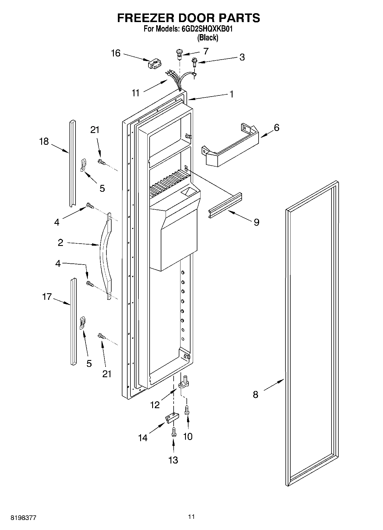 08 - FREEZER DOOR