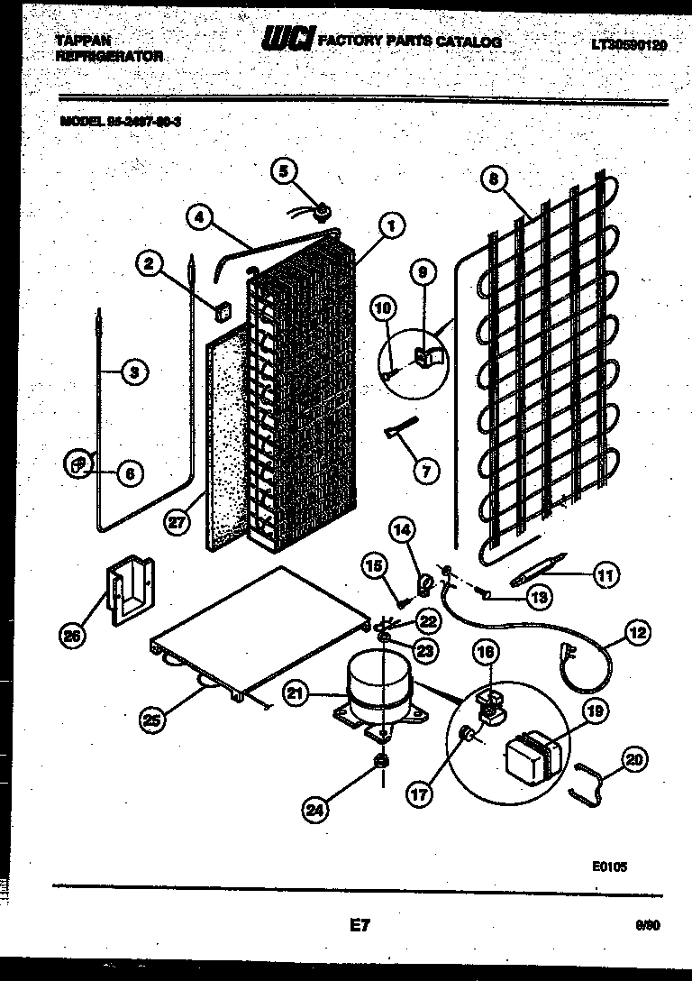 10 - SYSTEM AND AUTOMATIC DEFROST PARTS