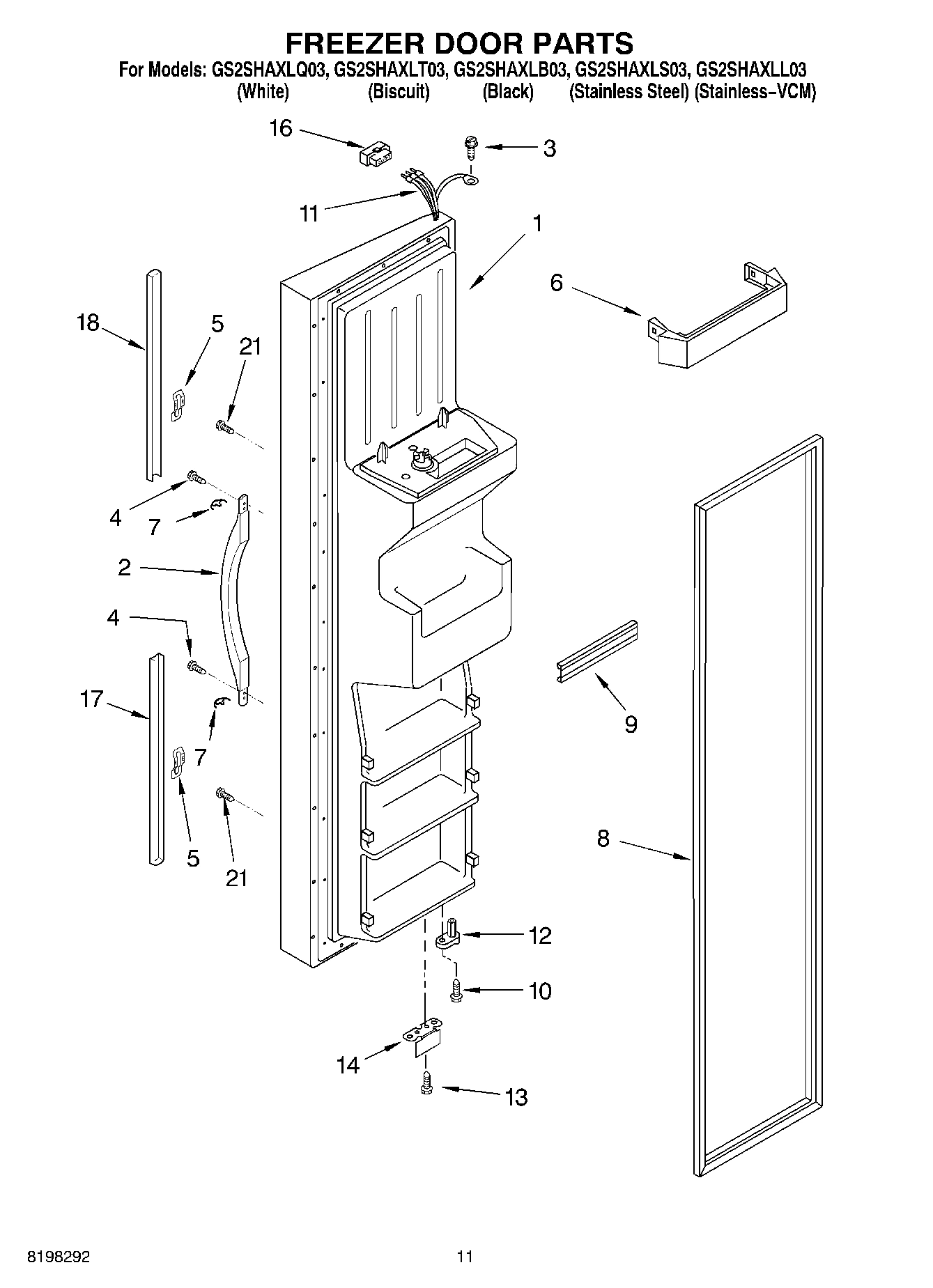 07 - FREEZER DOOR