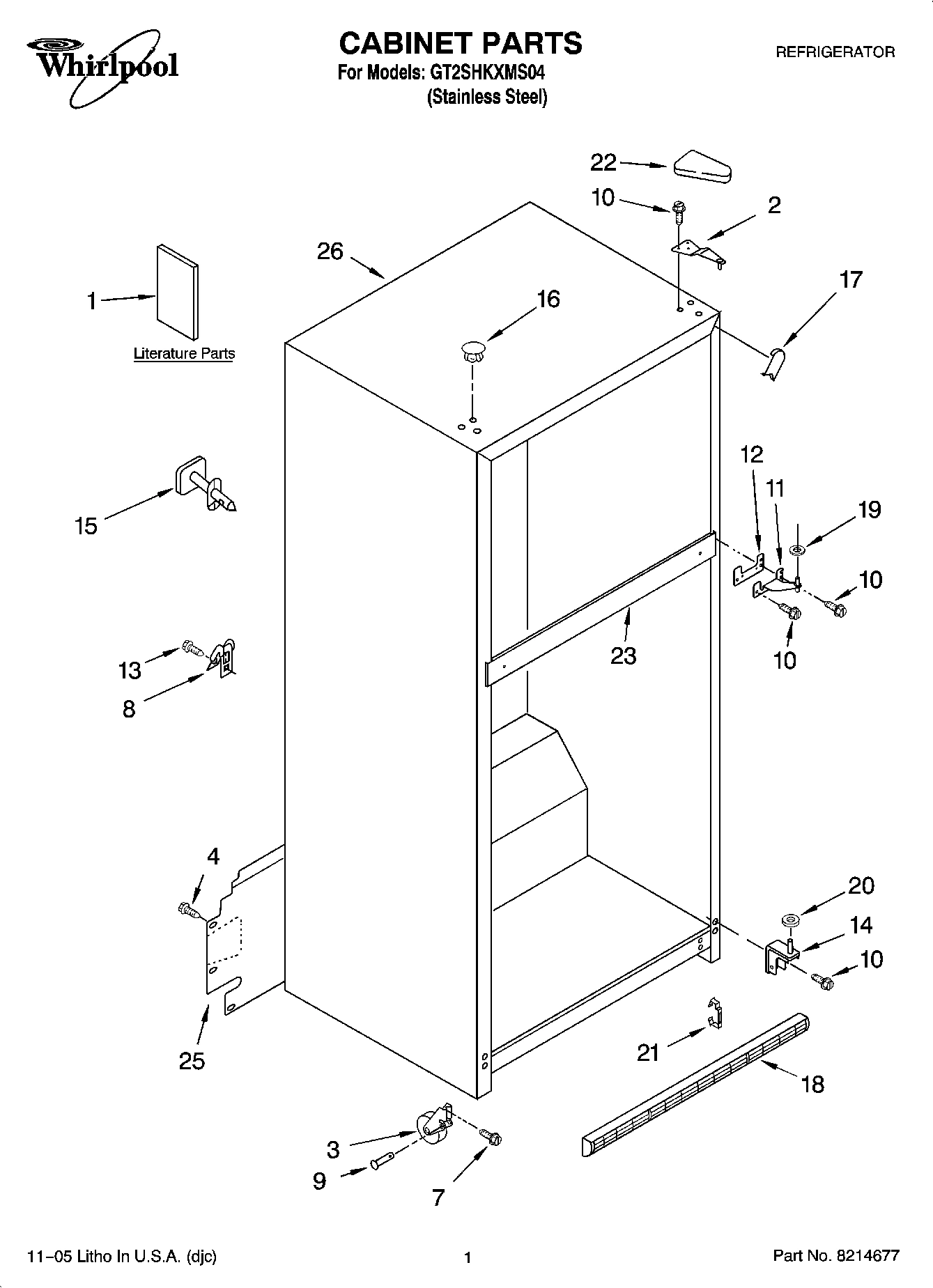 01 - CABINET PARTS