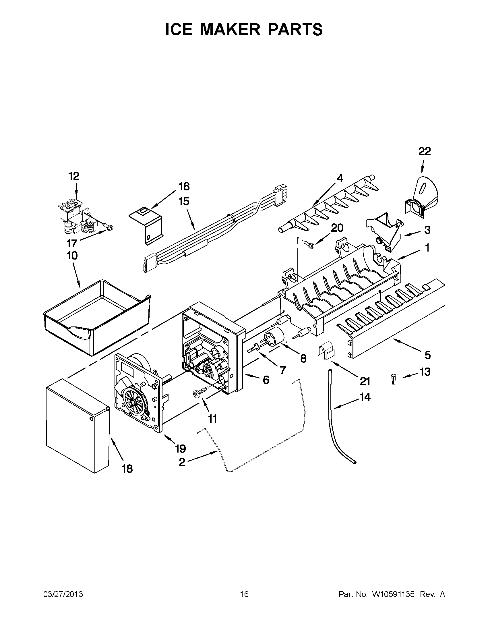 08 - ICE MAKER PARTS