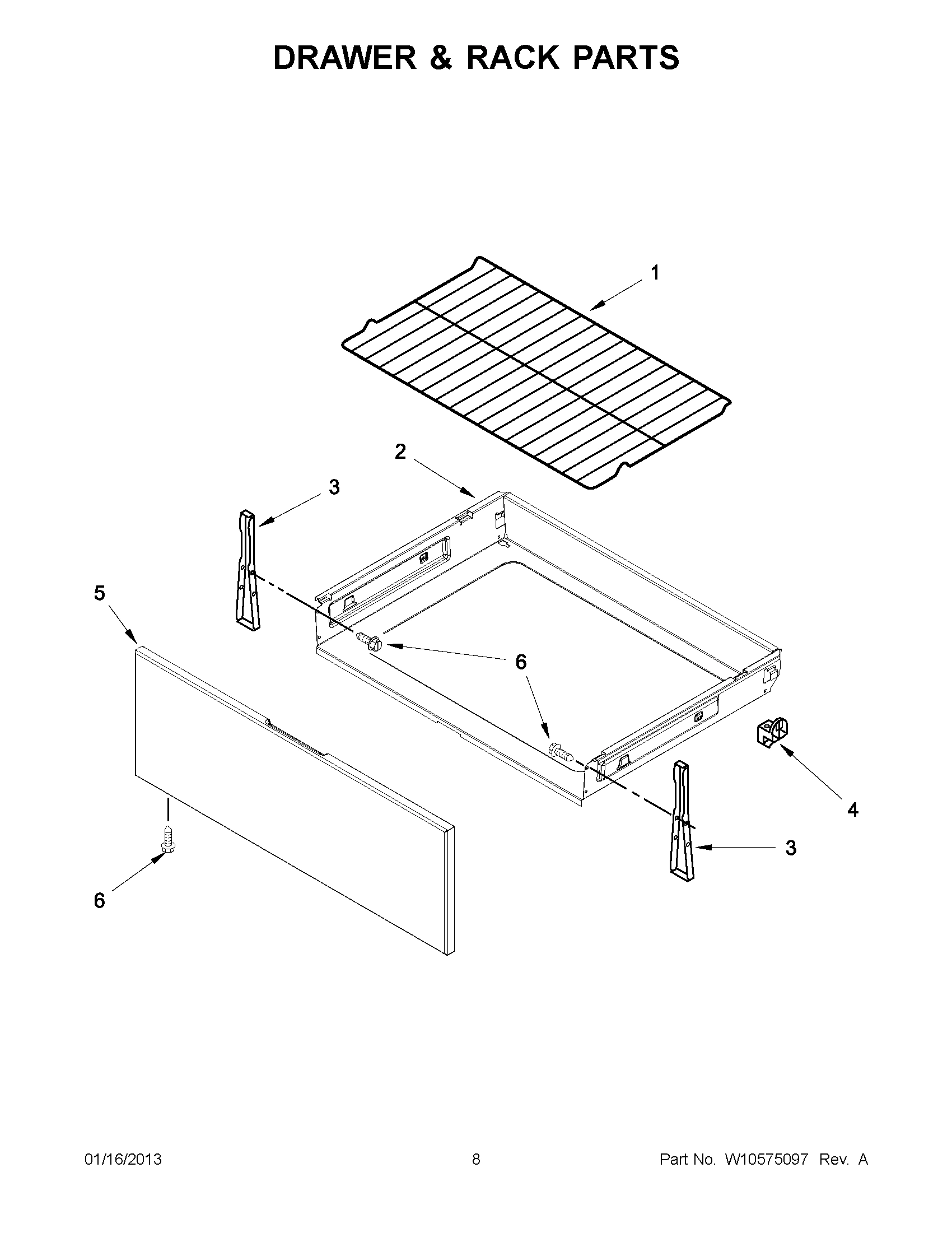 04 - DRAWER & RACK PARTS