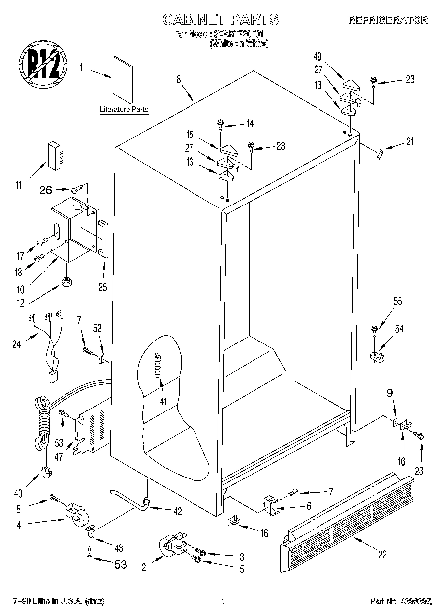 01 - CABINET, LITERATURE