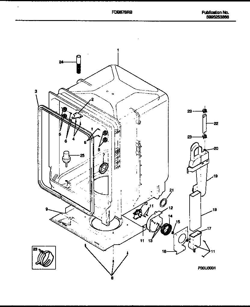 05 - TUB AND FRAME PARTS