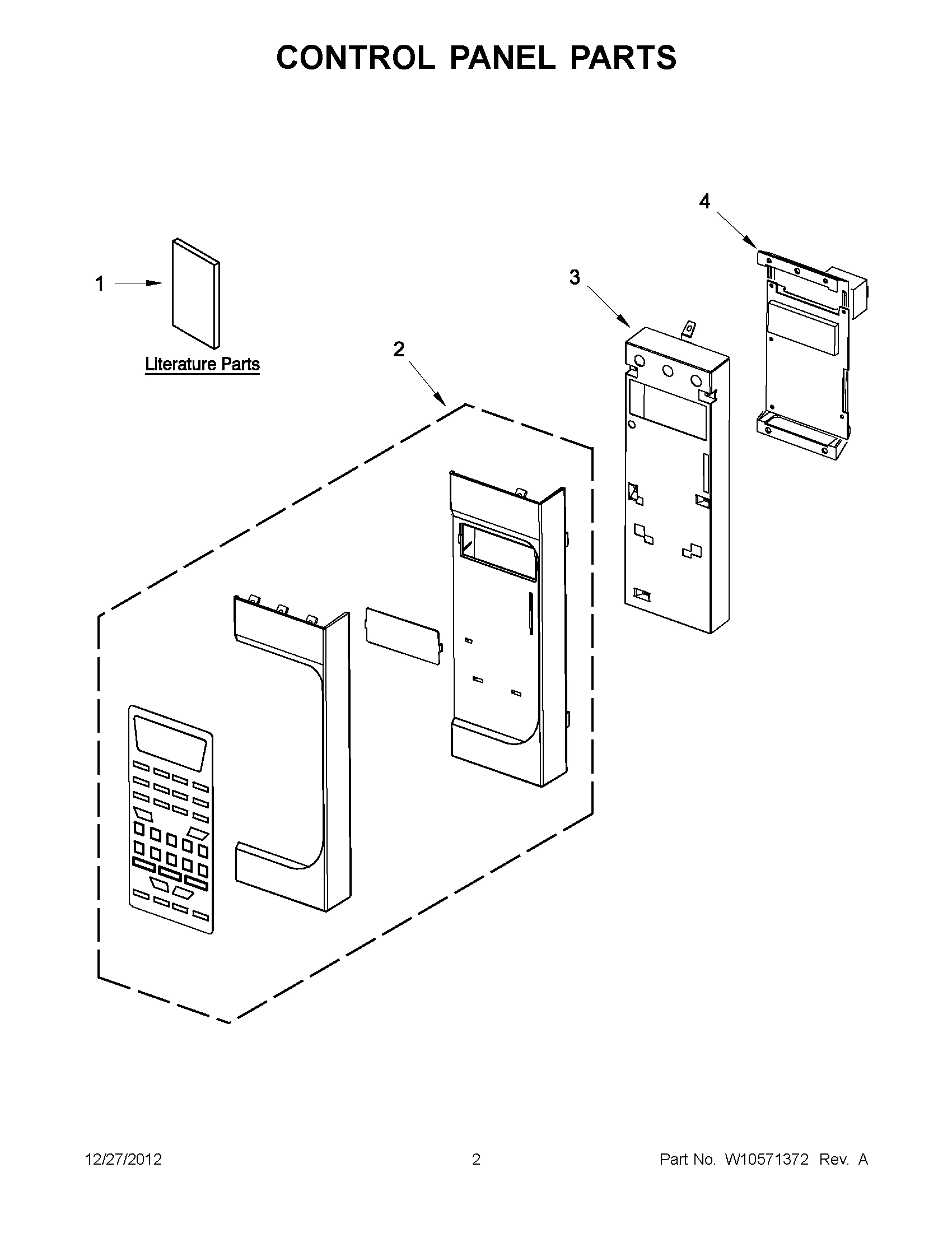 01 - CONTROL PANEL PARTS