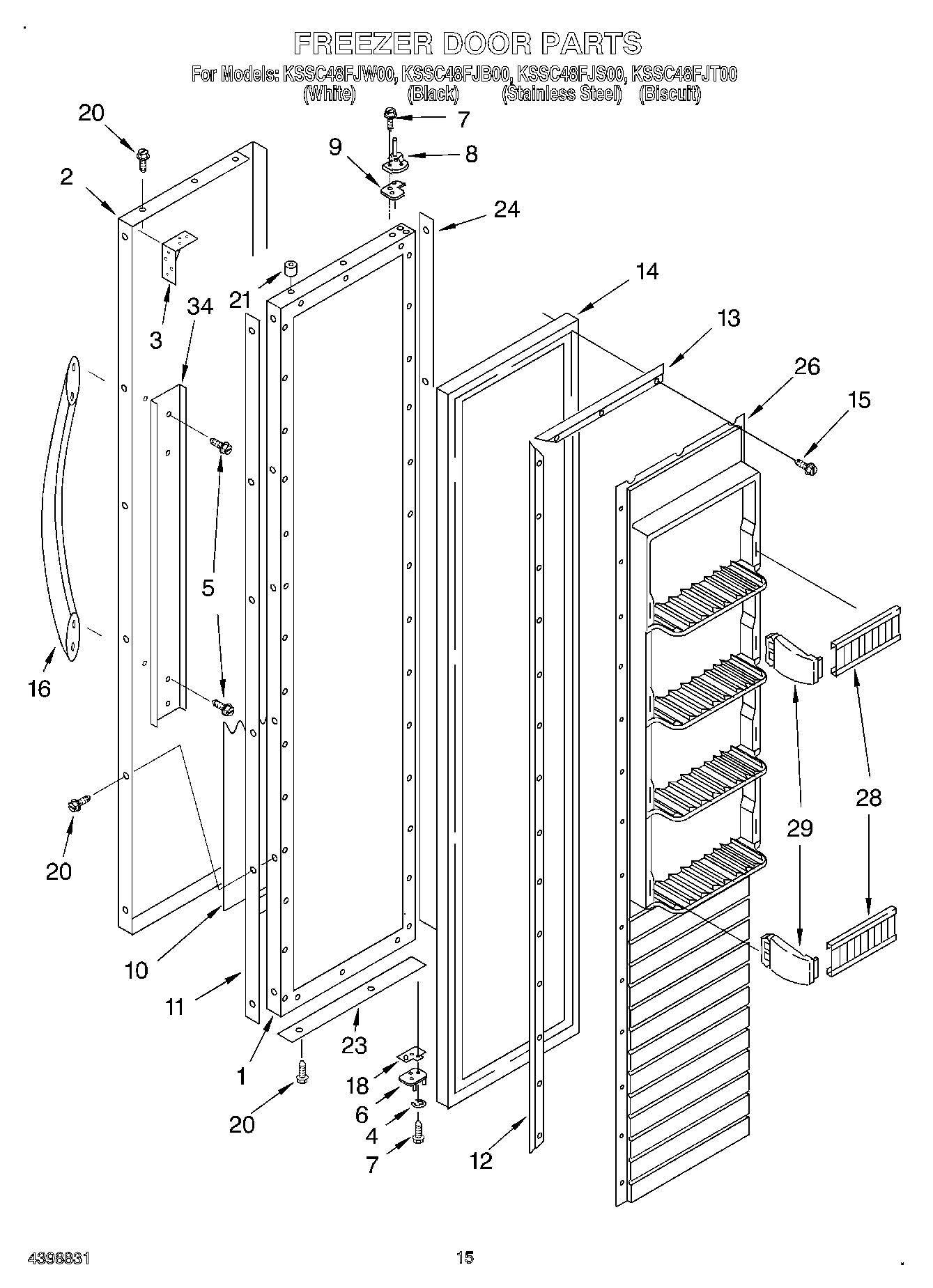 11 - FREEZER DOOR