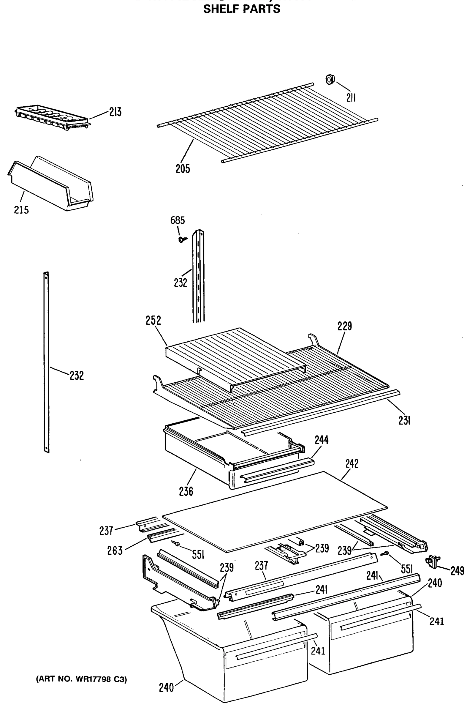 SHELF PARTS