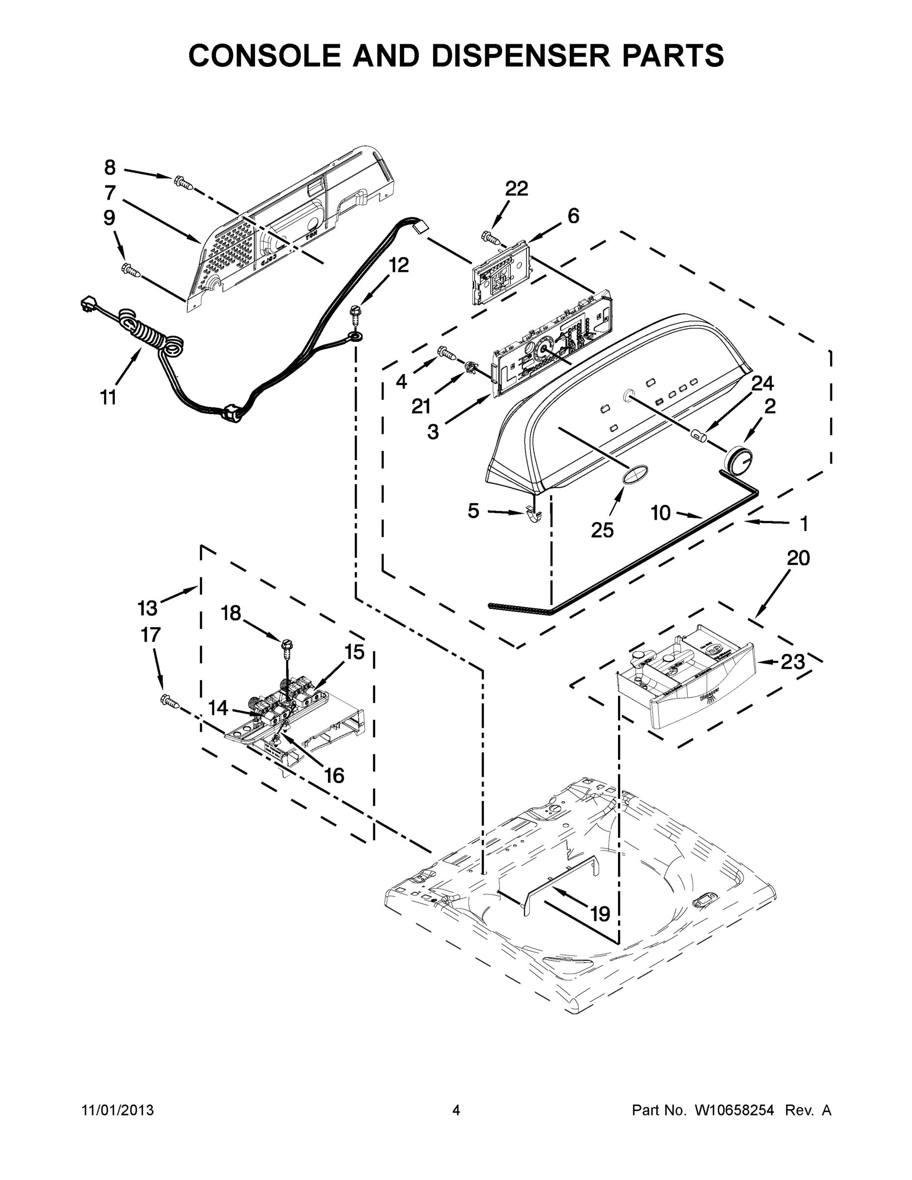 03 - CONSOLE AND DISPENSER PARTS