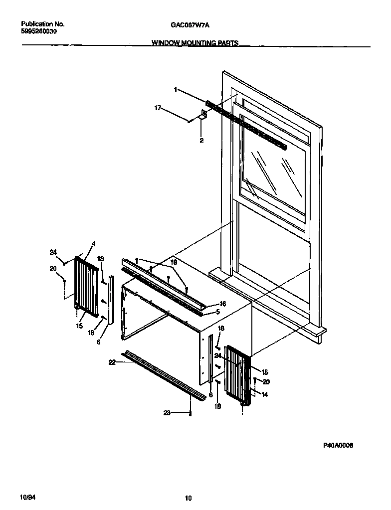 06 - WINDOW MOUNTING PARTS