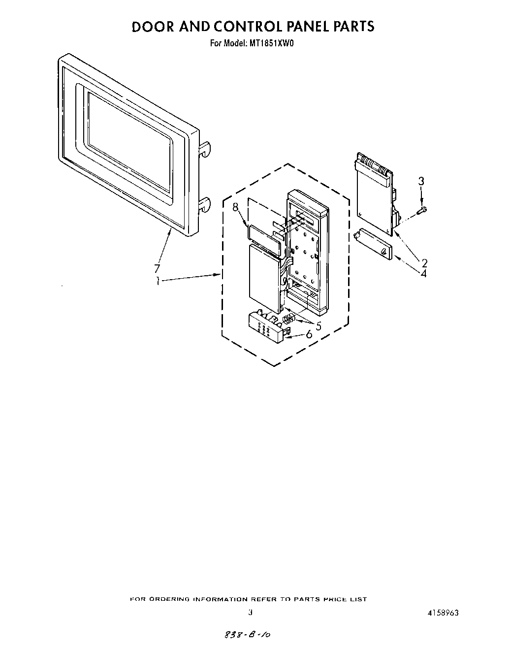 03 - DOOR AND CONTROL PANEL