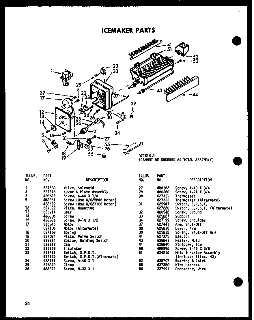 10 - ICEMAKER PARTS