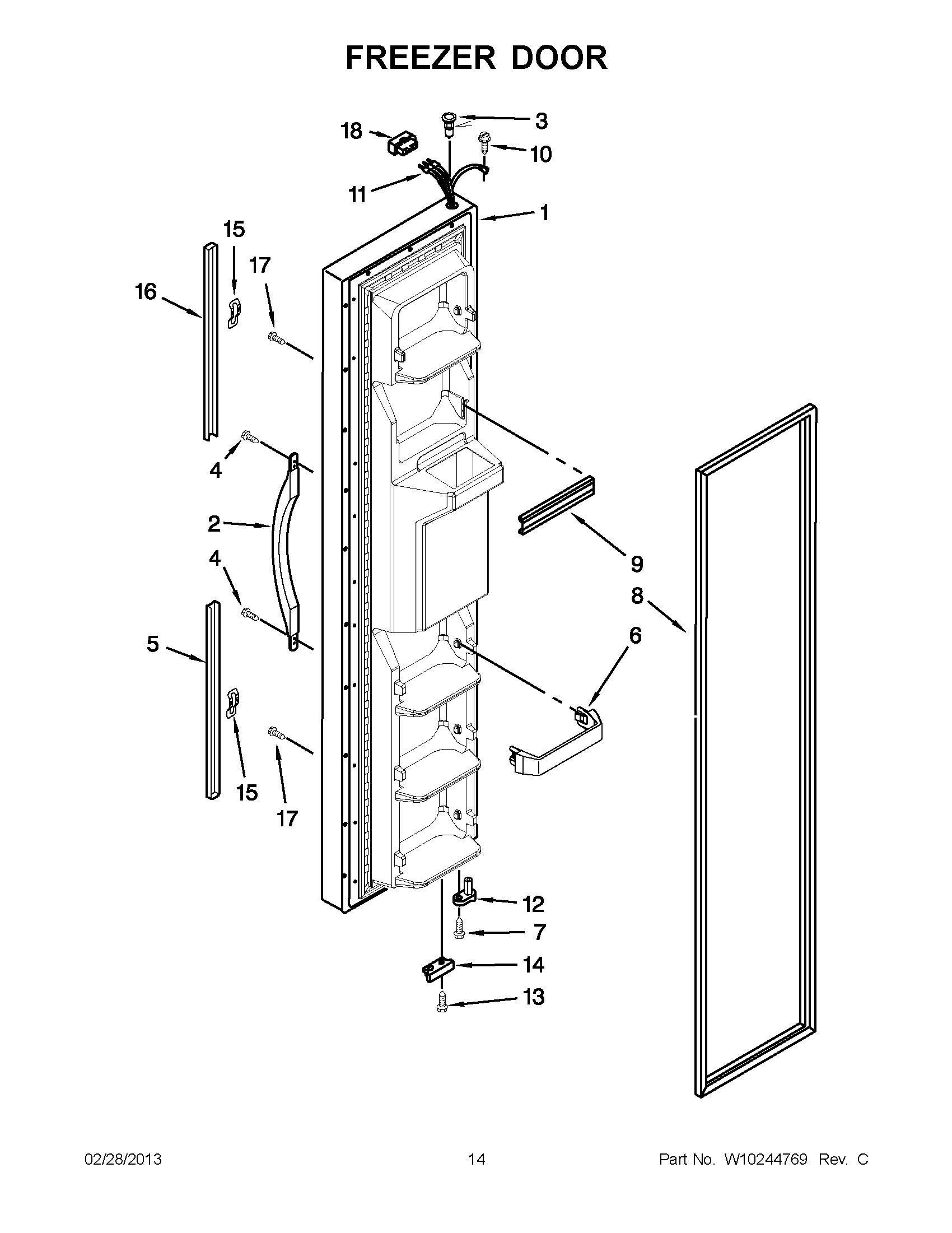 07 - FREEZER DOOR