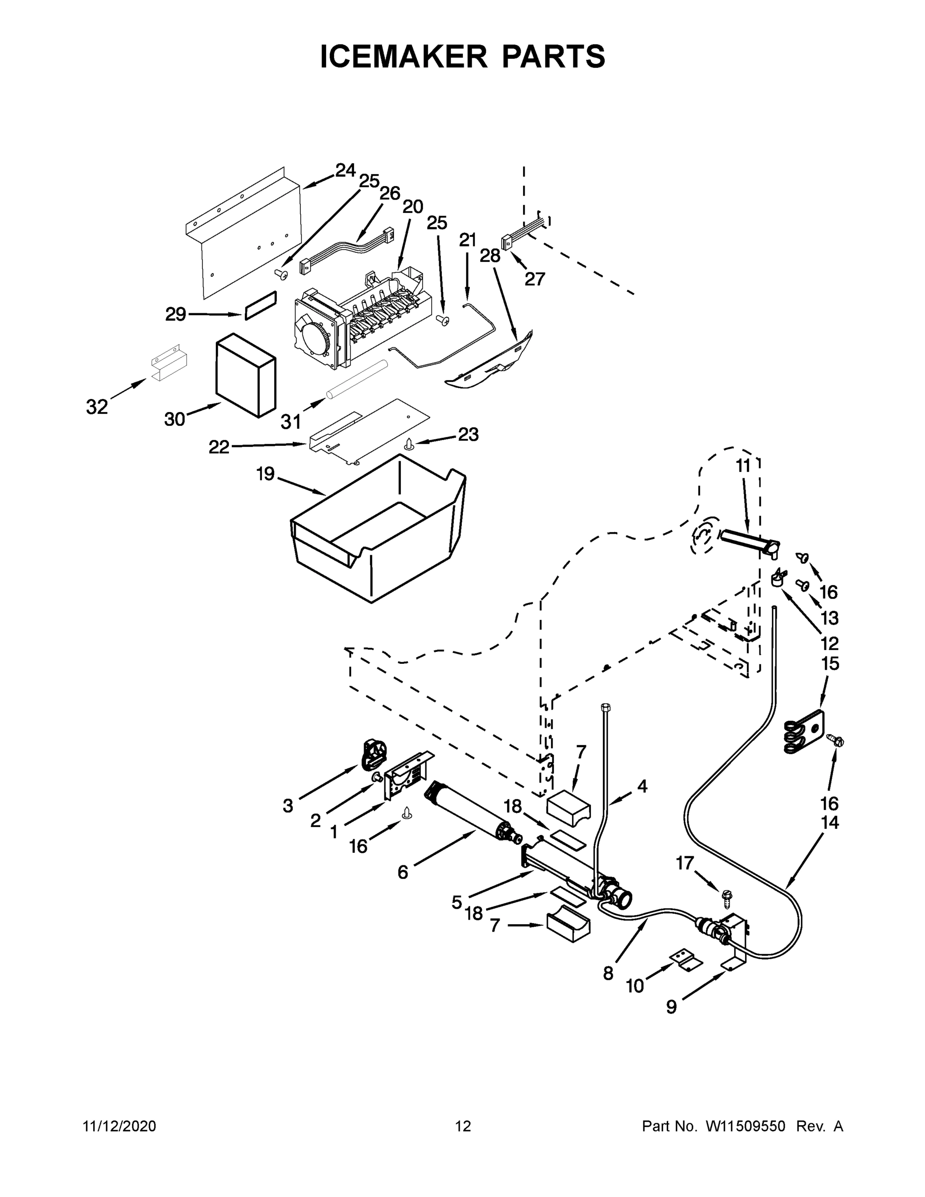 07 - ICEMAKER PARTS