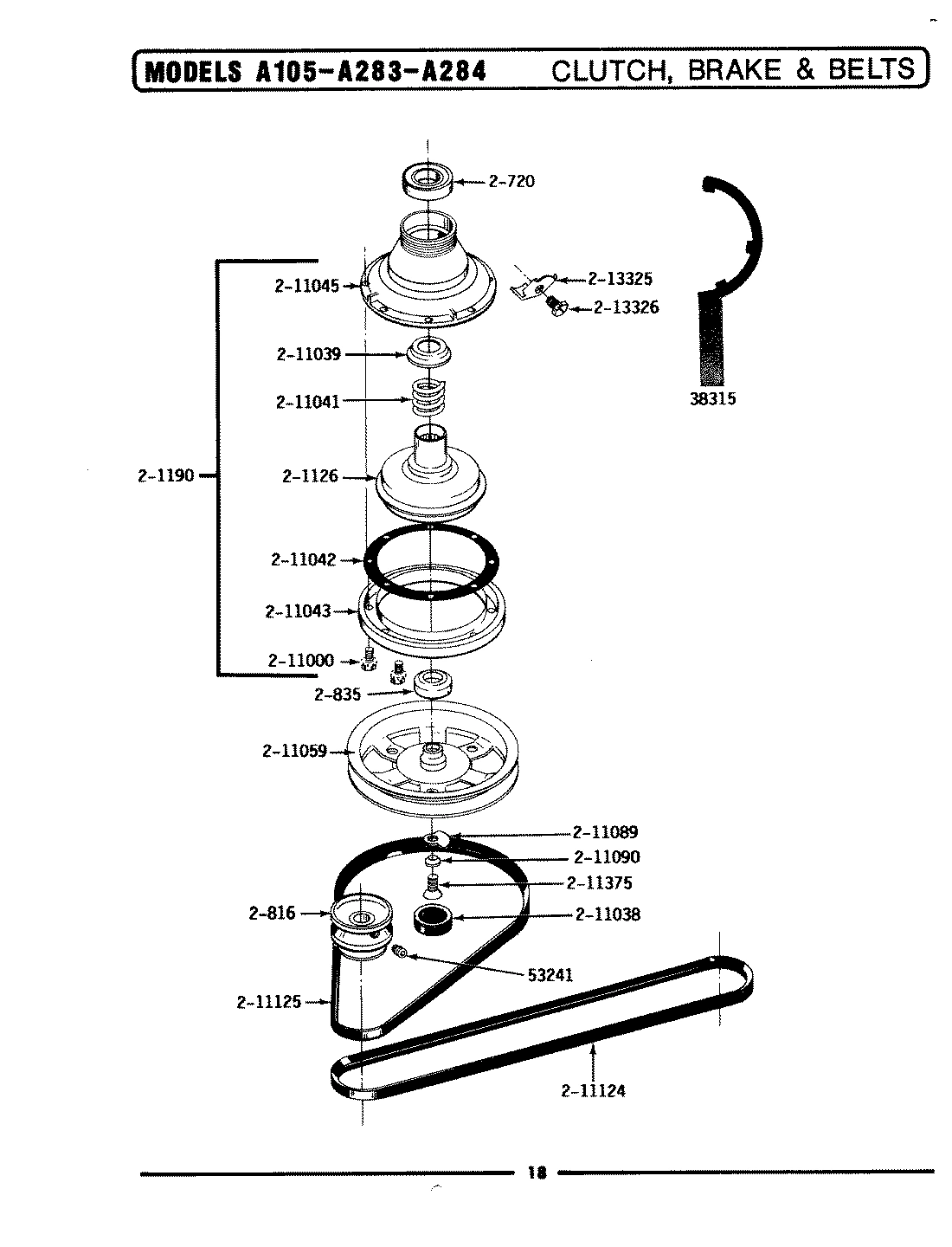03 - CLUTCH, BRAKE & BELTS